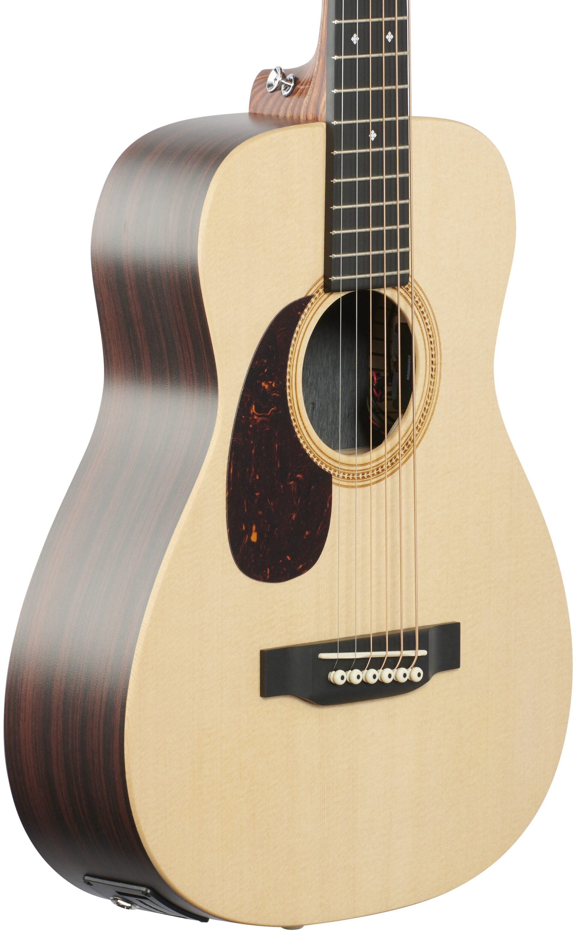 Martin LX1RE Little Martin Acoustic-Electric Guitar, Left-Handed (with Gig Bag)