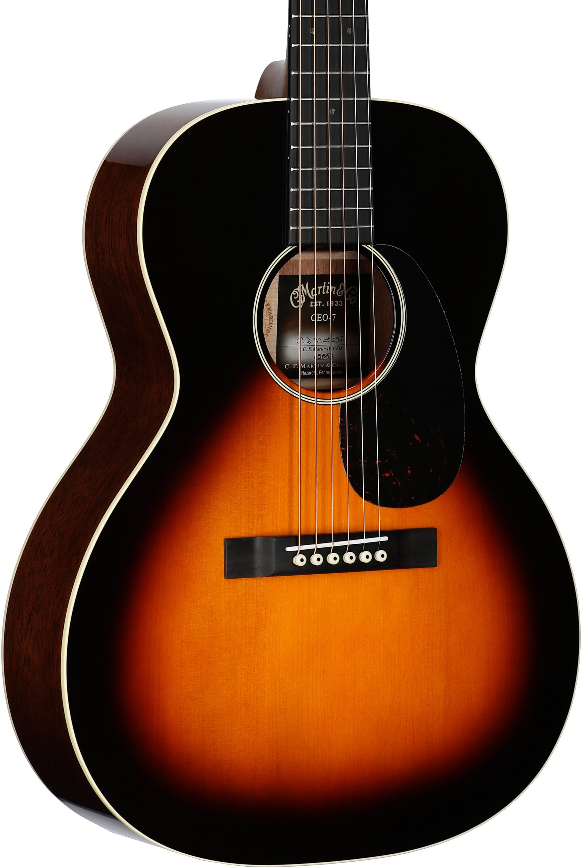 Martin CEO7 Sloped Shoulder 00 14-Fret Acoustic Guitar (with Case) 1 Martin CEO7 Sloped Shoulder 00 14-Fret Acoustic Guitar (with Case)