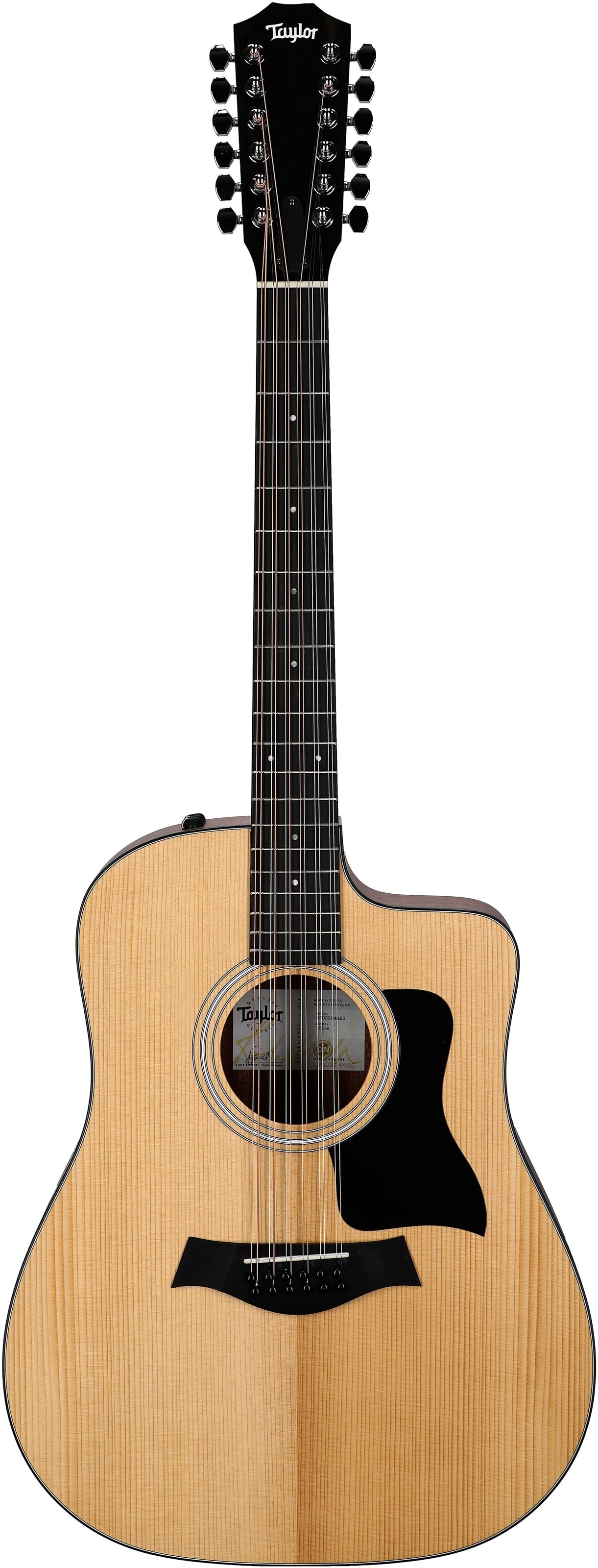 Taylor 150ce Dreadnought Acoustic-Electric Guitar, 12-String (with Gig Bag) 2 Taylor 150ce Dreadnought Acoustic-Electric Guitar, 12-String (with Gig Bag)