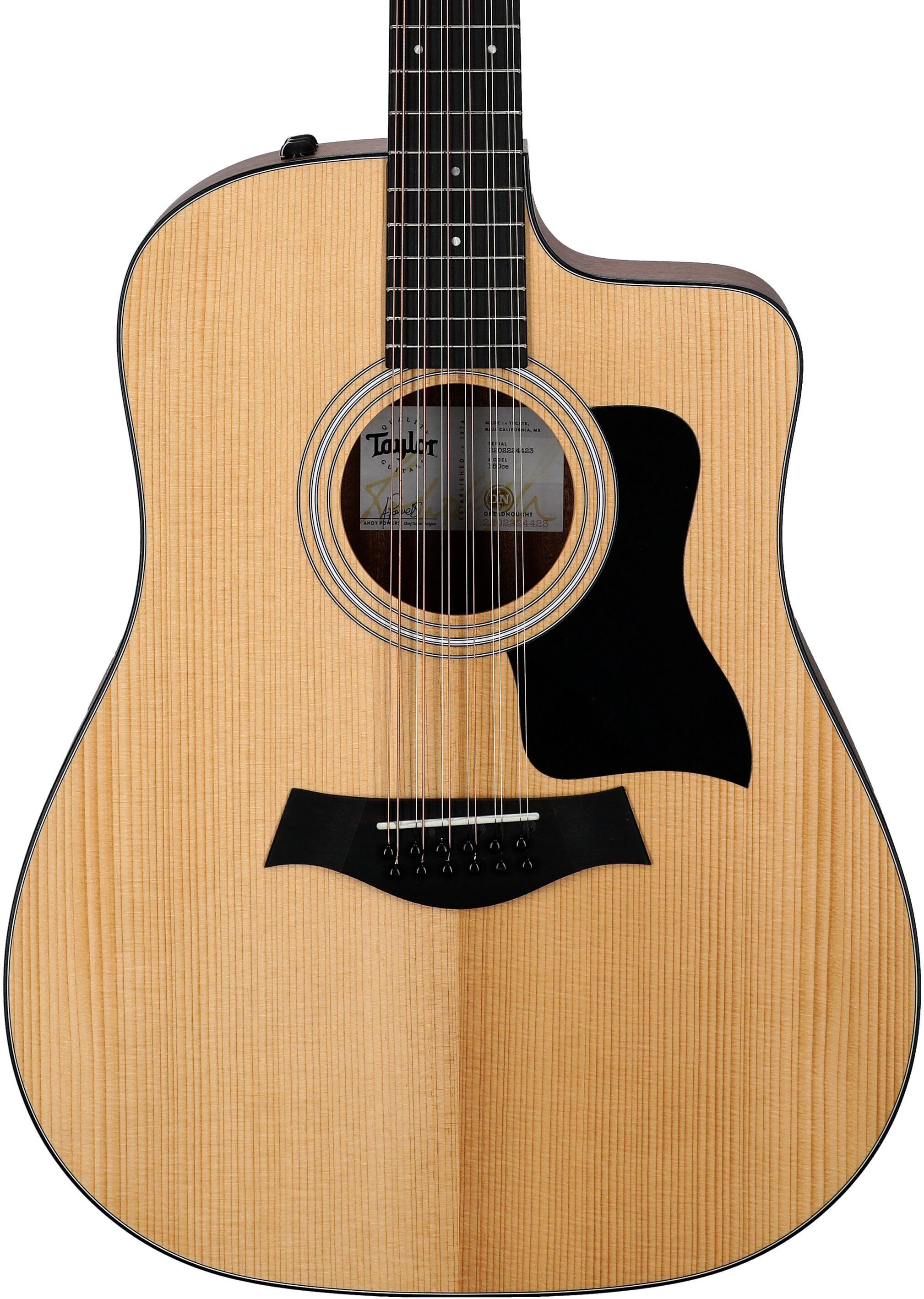 Taylor 150ce Dreadnought Acoustic-Electric Guitar, 12-String (with Gig Bag) 5 Taylor 150ce Dreadnought Acoustic-Electric Guitar, 12-String (with Gig Bag)
