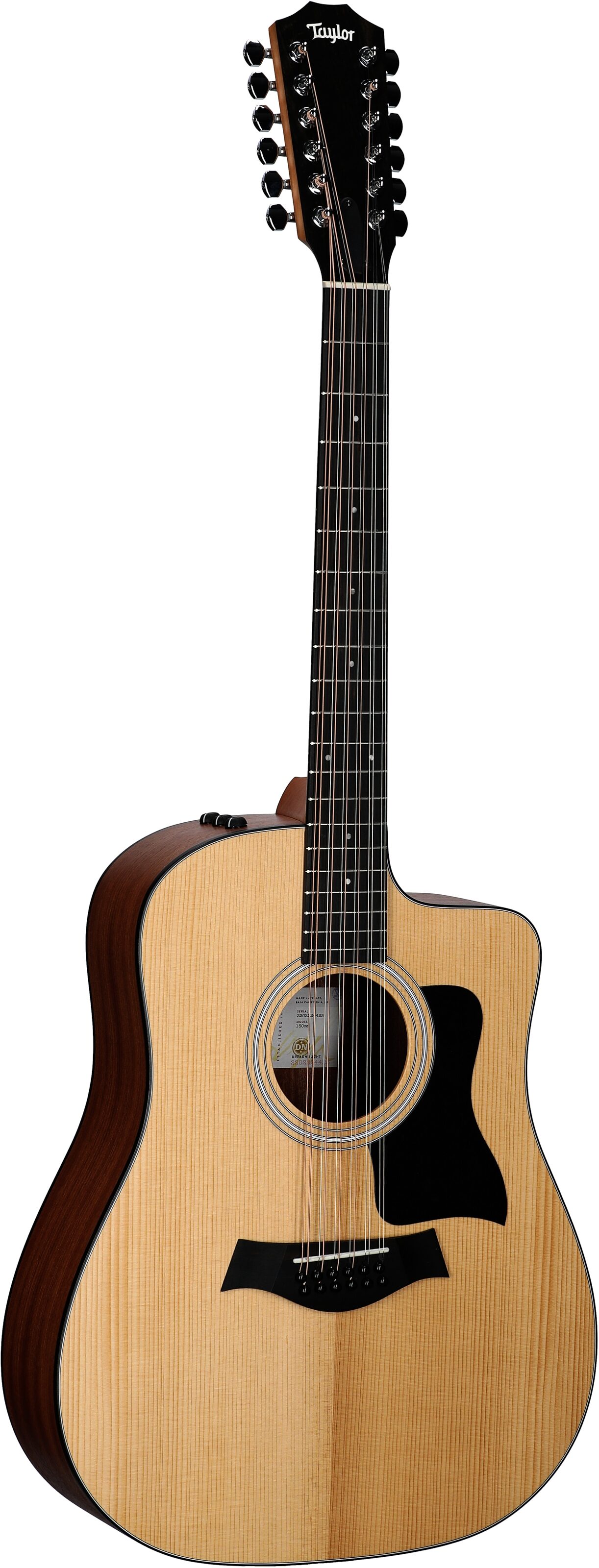 Taylor 150ce Dreadnought Acoustic-Electric Guitar, 12-String (with Gig Bag) 6 Taylor 150ce Dreadnought Acoustic-Electric Guitar, 12-String (with Gig Bag)