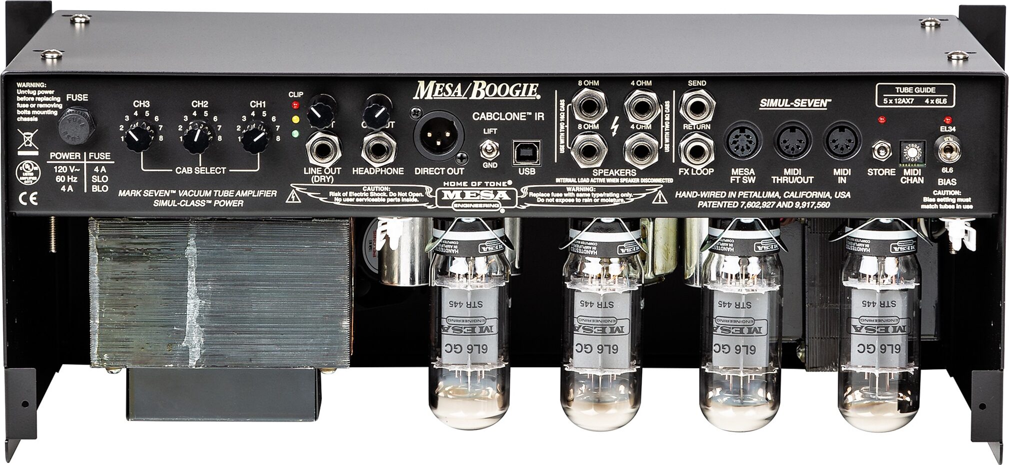 Mesa/Boogie Mark VII Rackmount Tube Amplifier (90 Watts) 3 Mesa/Boogie Mark VII Rackmount Tube Amplifier (90 Watts)