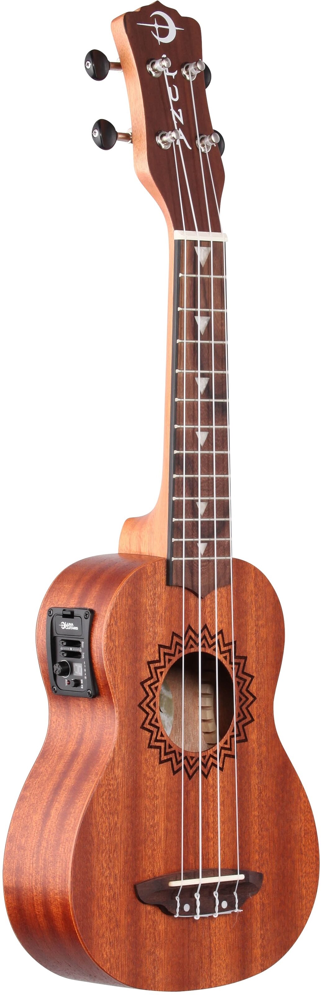 Luna Soprano Vintage Mahogany Ukulele 6 Luna Soprano Vintage Mahogany Ukulele