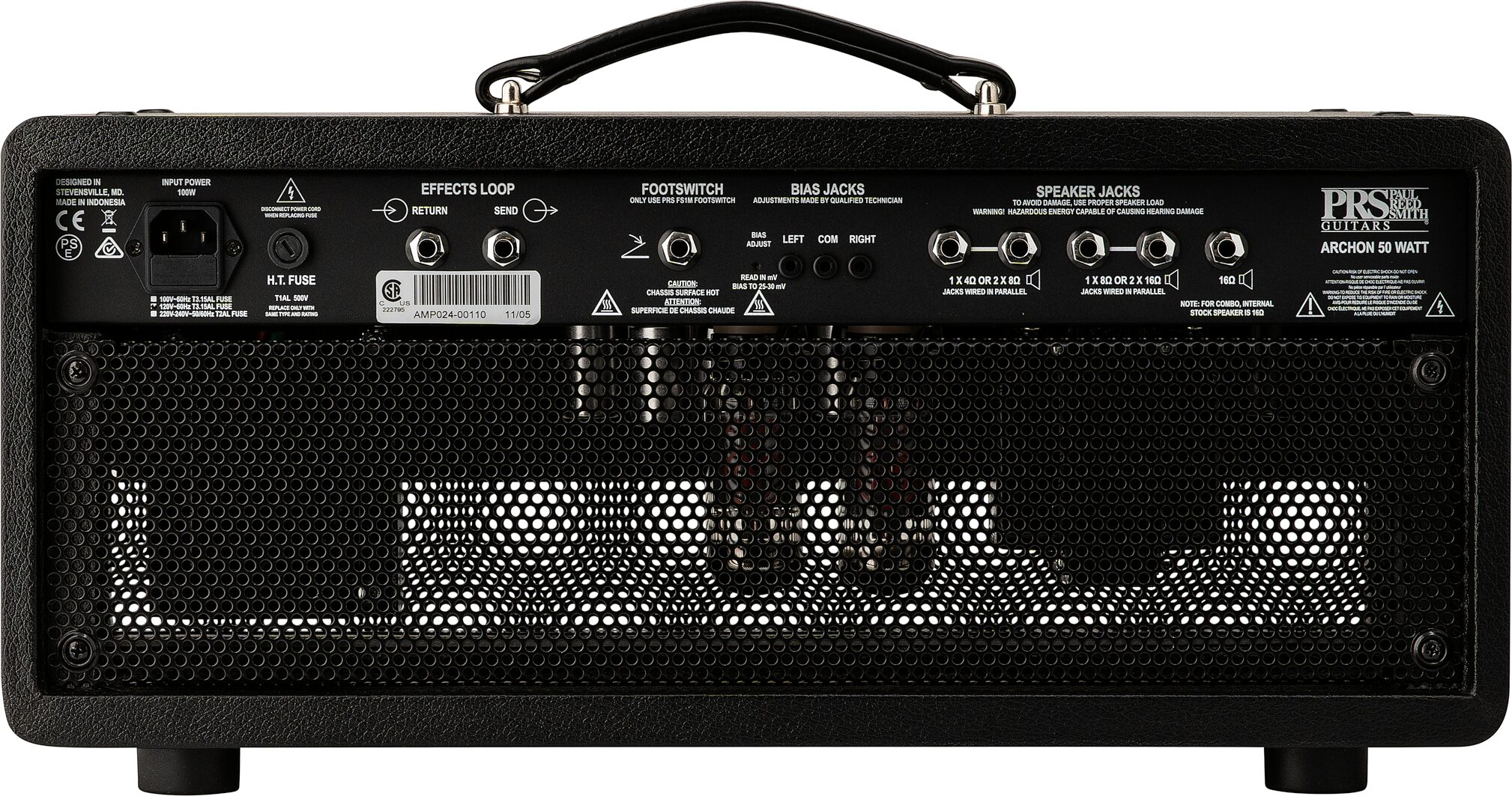 PRS Paul Reed Smith Archon MKII 2-Channel Guitar Amplifier Head (50 Watts) 4 PRS Paul Reed Smith Archon MKII 2-Channel Guitar Amplifier Head (50 Watts)
