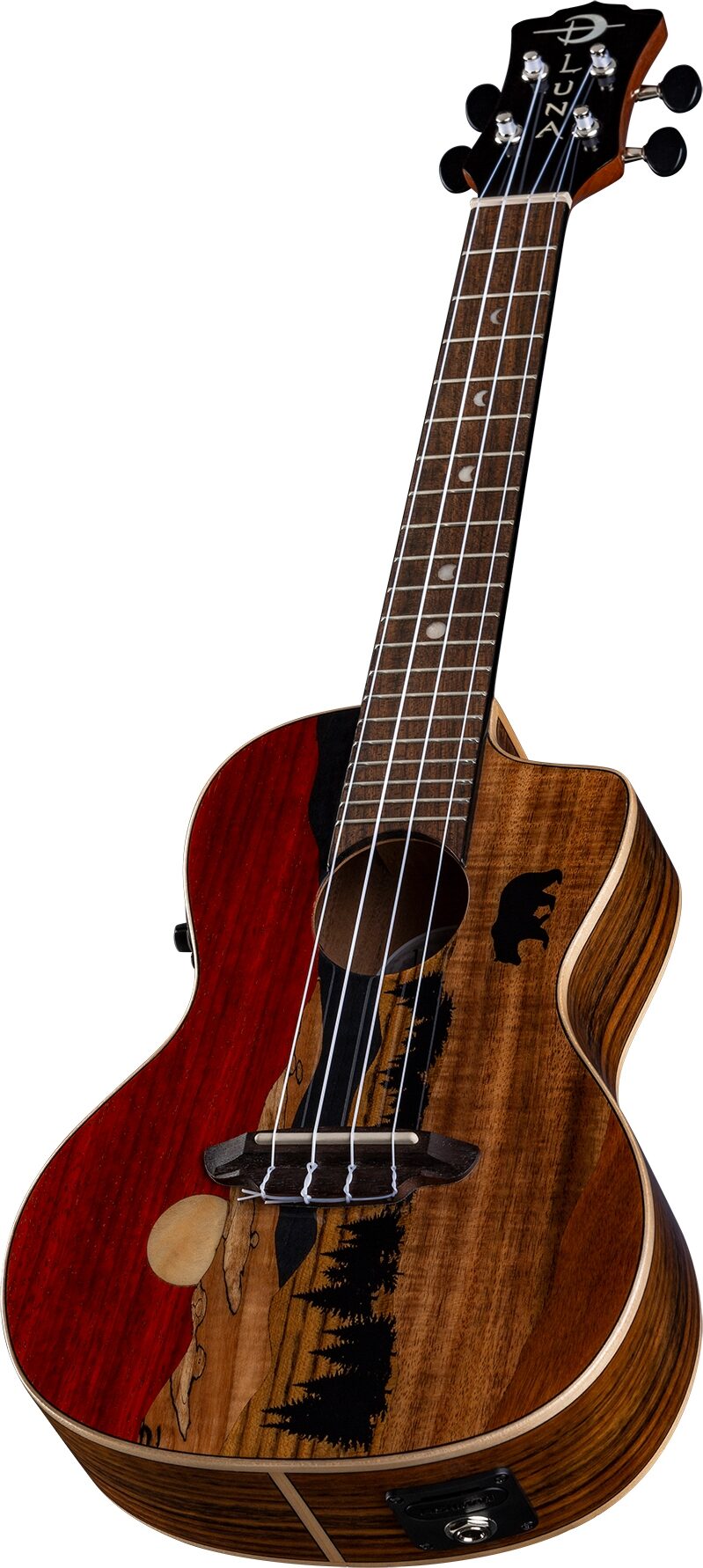 Luna Vista Bear Concert Acoustic-Electric Ukulele (with Gig Bag) 3 Luna Vista Bear Concert Acoustic-Electric Ukulele (with Gig Bag)