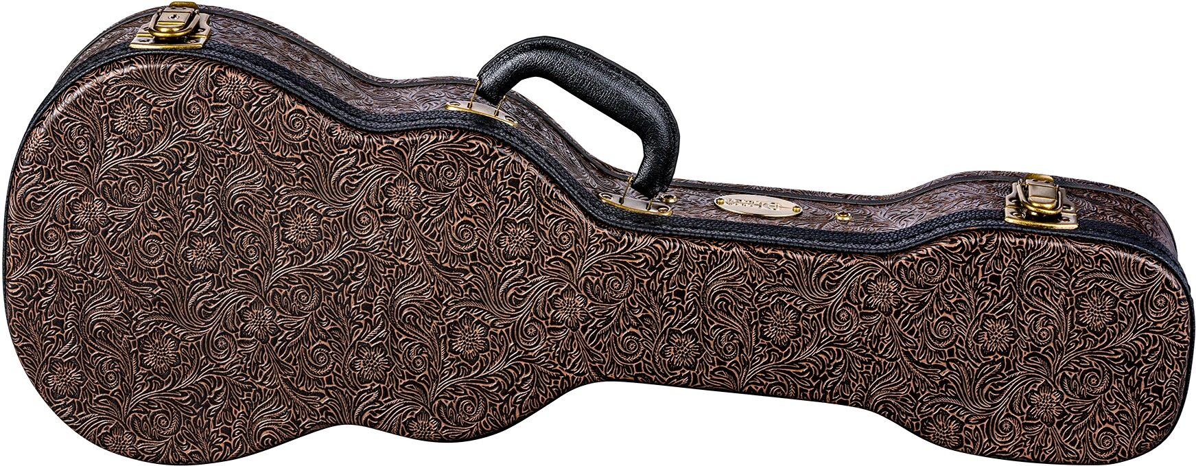 Luna Tooled Leather Tenor Ukulele Hard Case