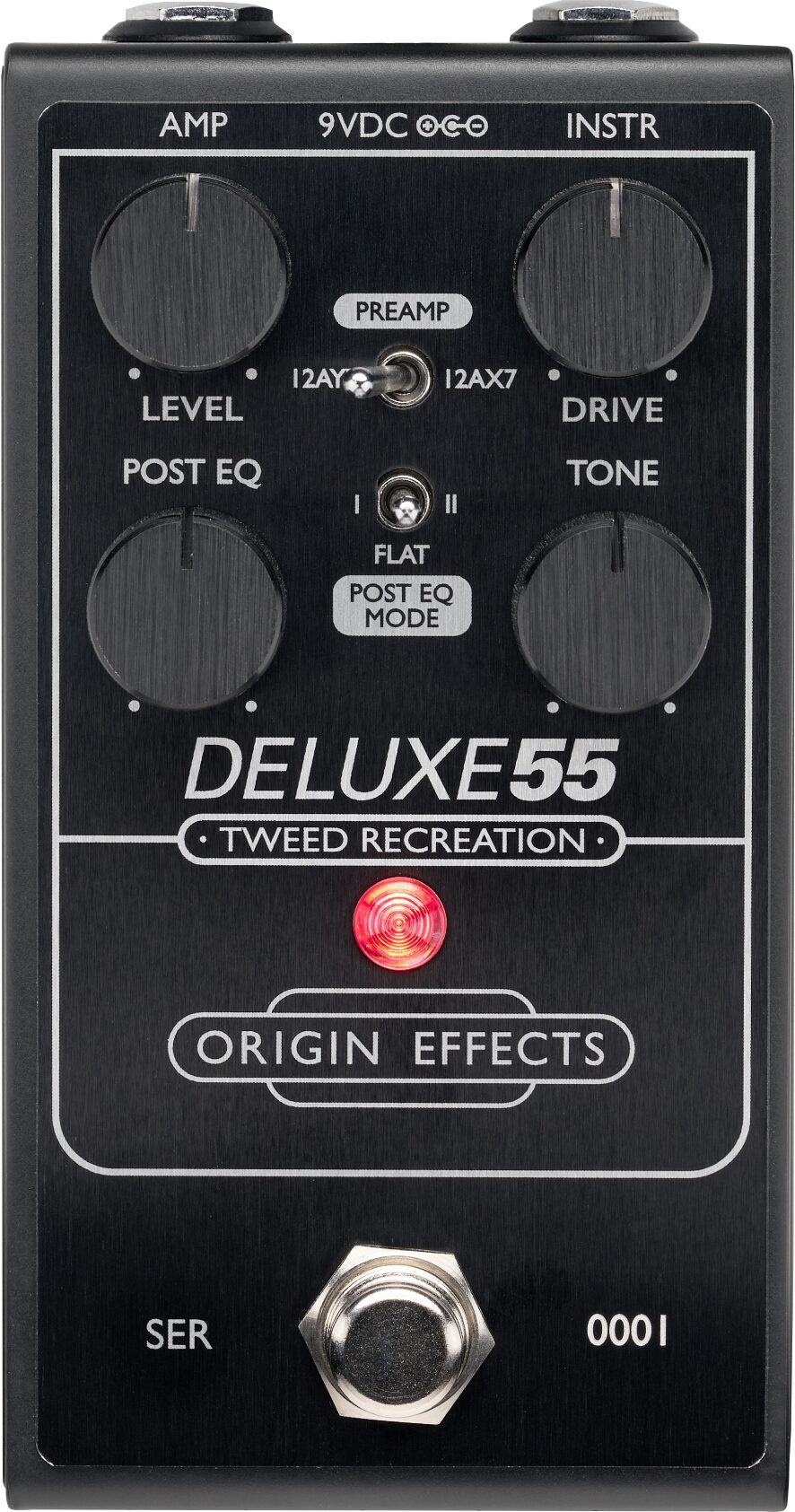 Origin Effects Deluxe55 Tweed Recreation Overdrive Pedal 2 Origin Effects Deluxe55 Tweed Recreation Overdrive Pedal