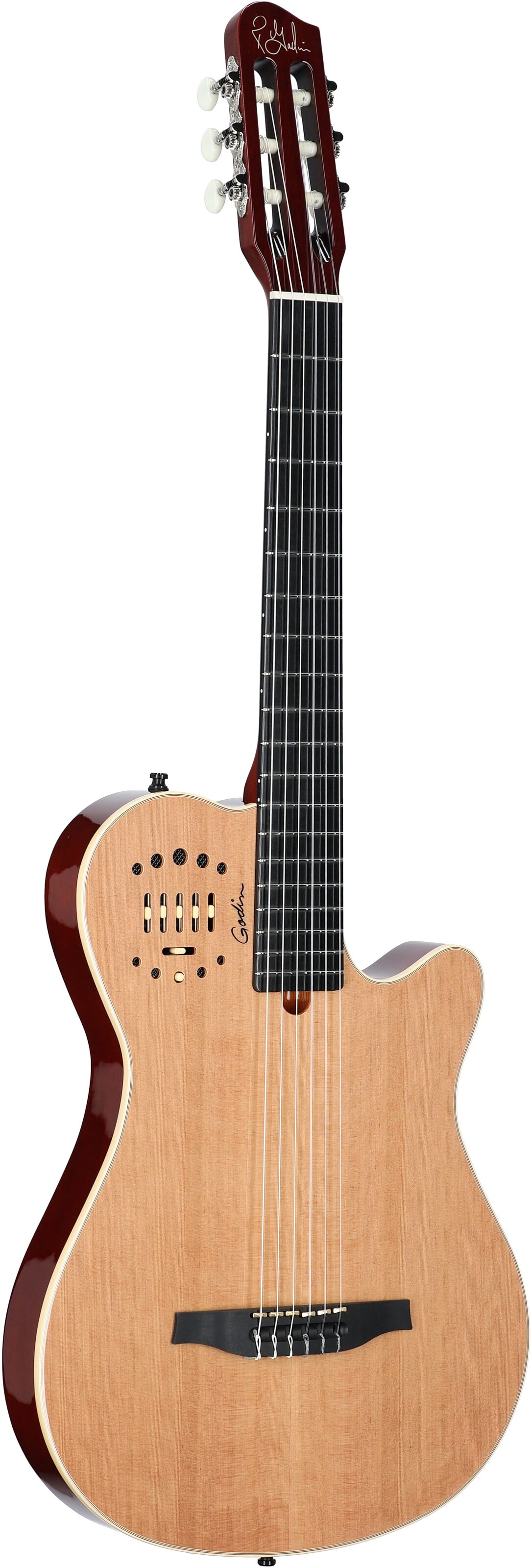 Godin Multiac Grand Concert Deluxe Classical Acoustic-Electric Guitar (with Gig Bag) 6 Godin Multiac Grand Concert Deluxe Classical Acoustic-Electric Guitar (with Gig Bag)
