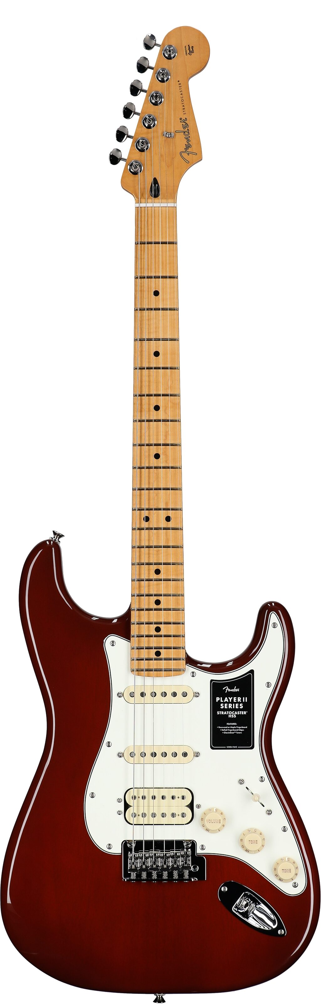Fender Player II Stratocaster HSS Chambered Mahogany Electric Guitar 2 Fender Player II Stratocaster HSS Chambered Mahogany Electric Guitar