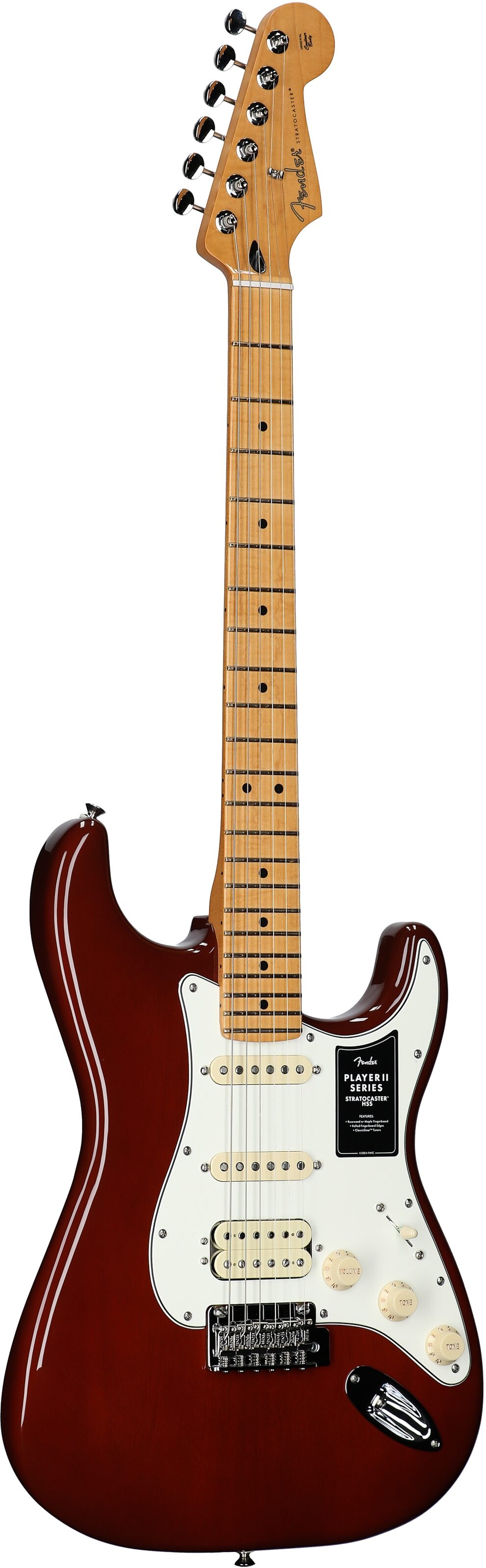 Fender Player II Stratocaster HSS Chambered Mahogany Electric Guitar 6 Fender Player II Stratocaster HSS Chambered Mahogany Electric Guitar
