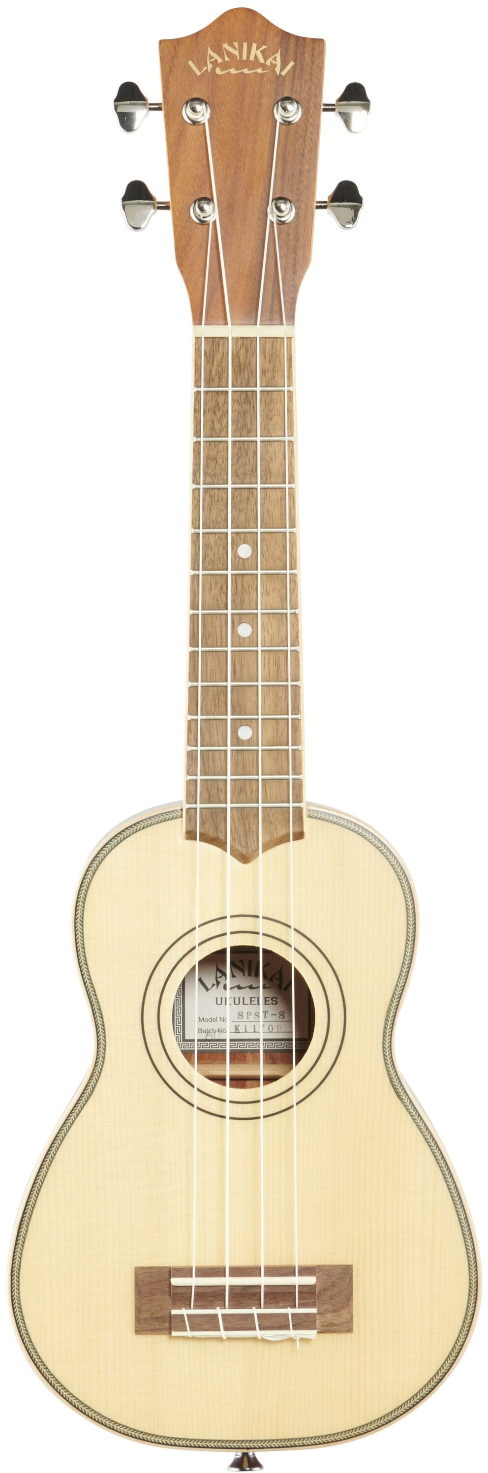 Lanikai Solid Spruce Top Soprano Ukulele (with Gig Bag)