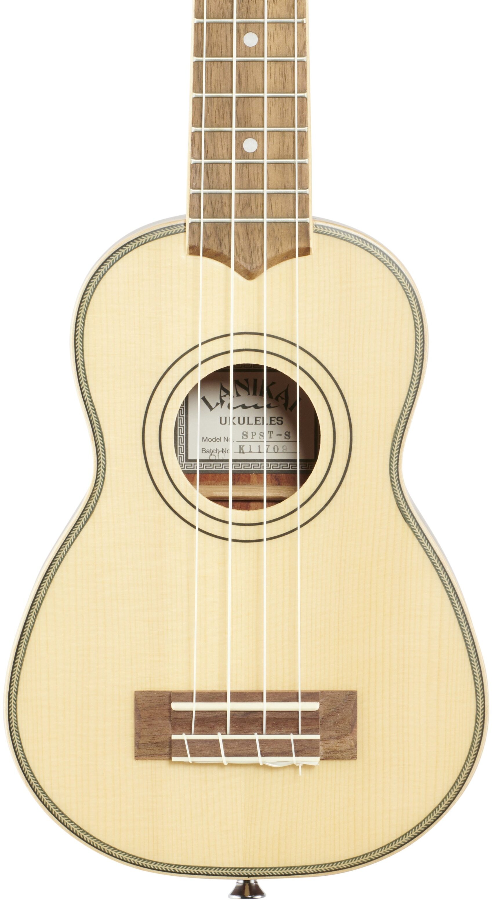 Lanikai Solid Spruce Top Soprano Ukulele (with Gig Bag) 5 Lanikai Solid Spruce Top Soprano Ukulele (with Gig Bag)