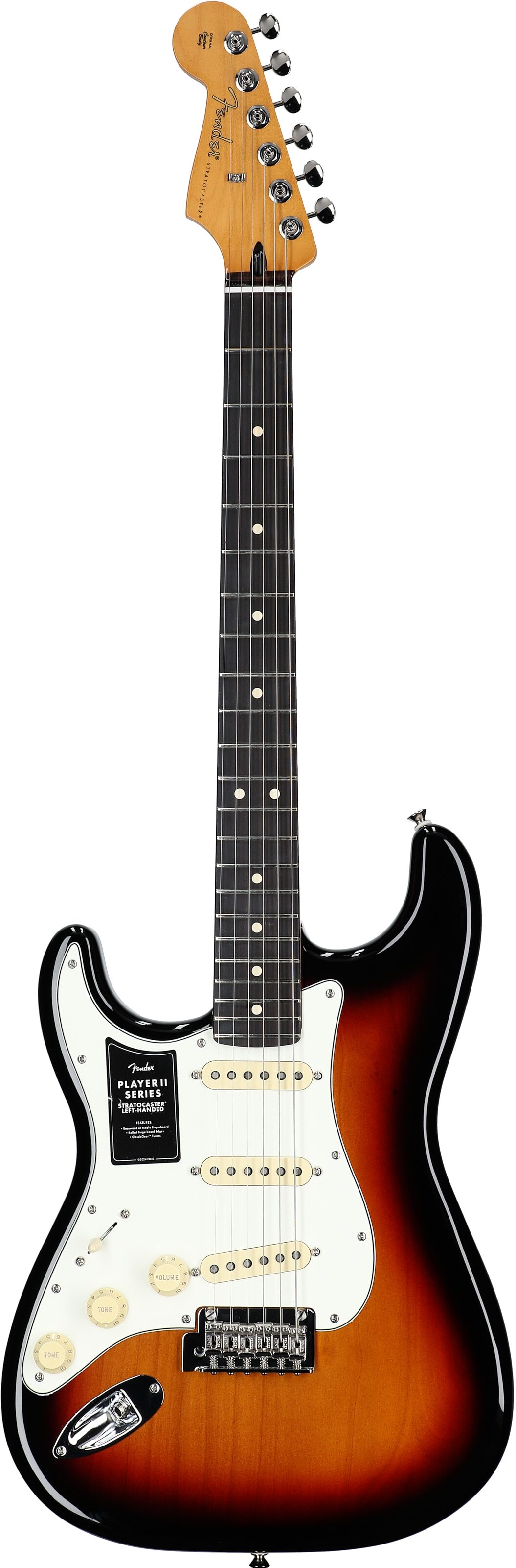 Fender Player II Stratocaster Electric Guitar, Left-Handed (with Rosewood Fingerboard) 2 Fender Player II Stratocaster Electric Guitar, Left-Handed (with Rosewood Fingerboard)