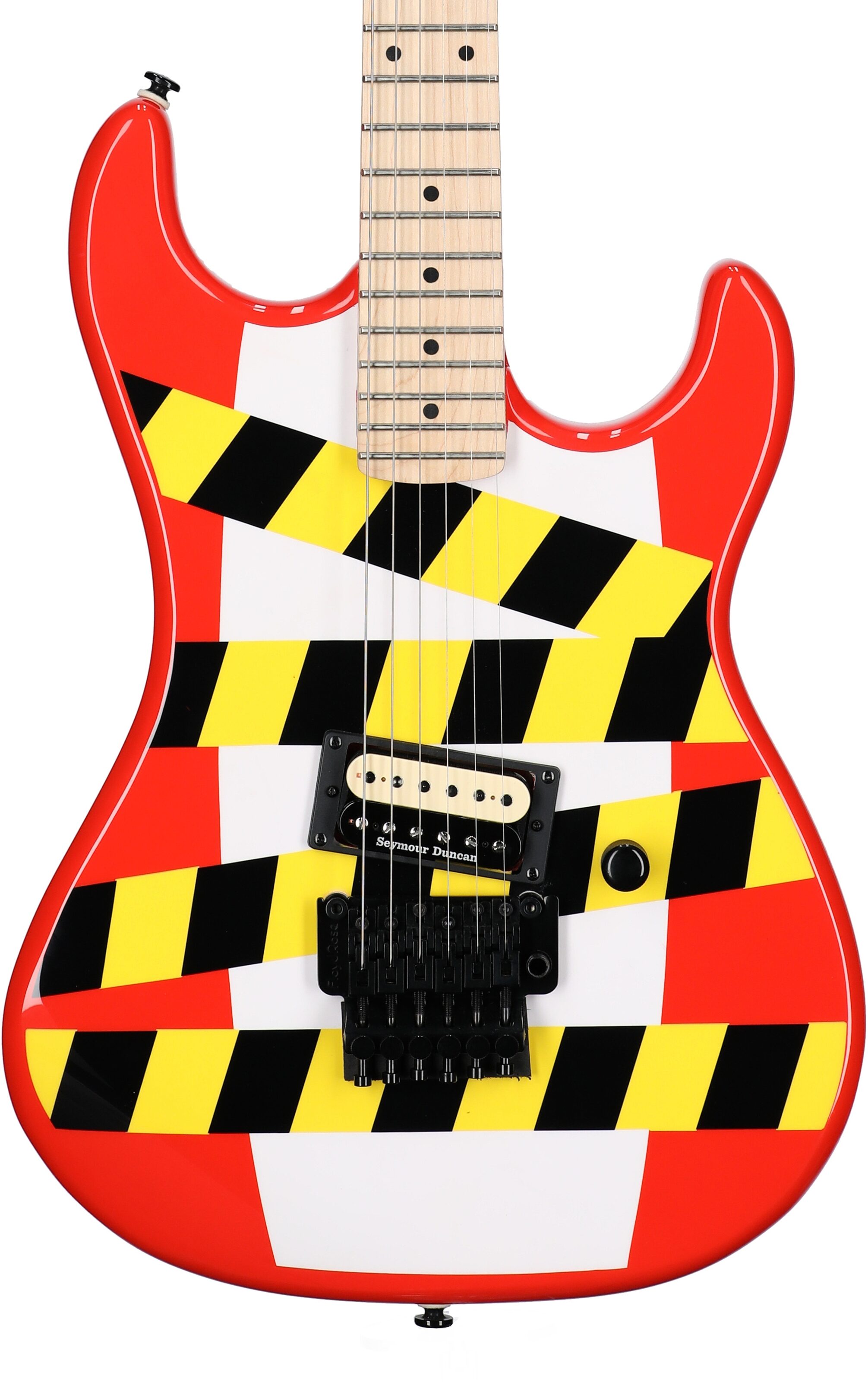 Kramer Baretta Custom Graphics Danger Zone Electric Guitar (with Gig Bag) 1 Kramer Baretta Custom Graphics Danger Zone Electric Guitar (with Gig Bag)