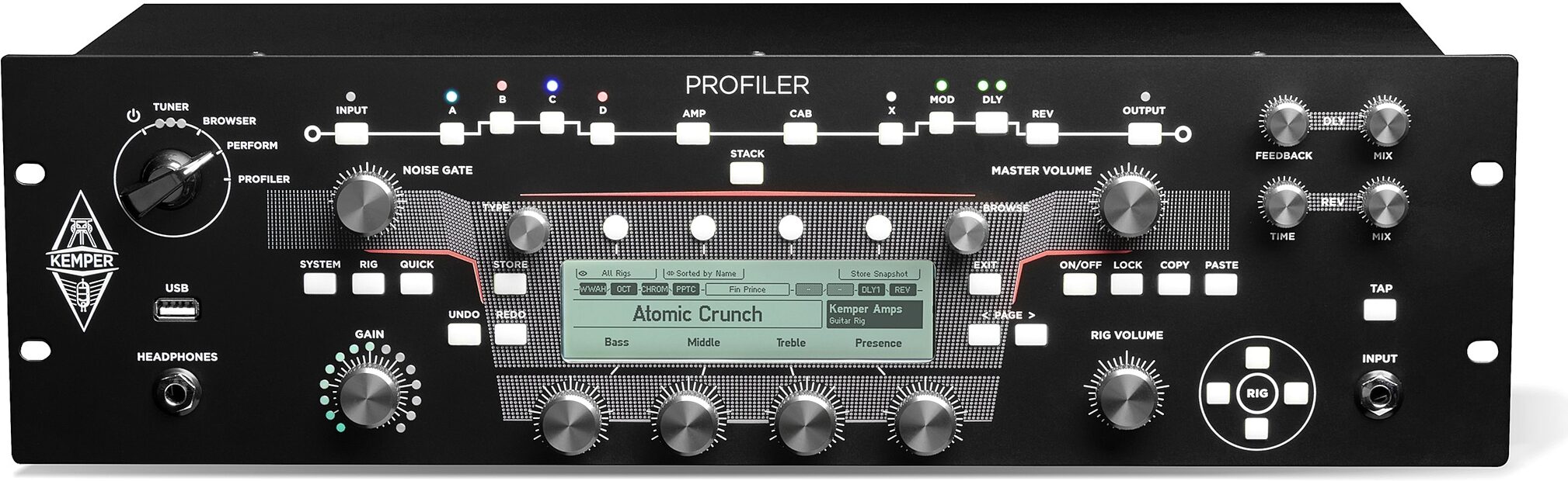 Kemper Profiler Rack MK2 Modeling Guitar Preamplifier 2 Kemper Profiler Rack MK2 Modeling Guitar Preamplifier