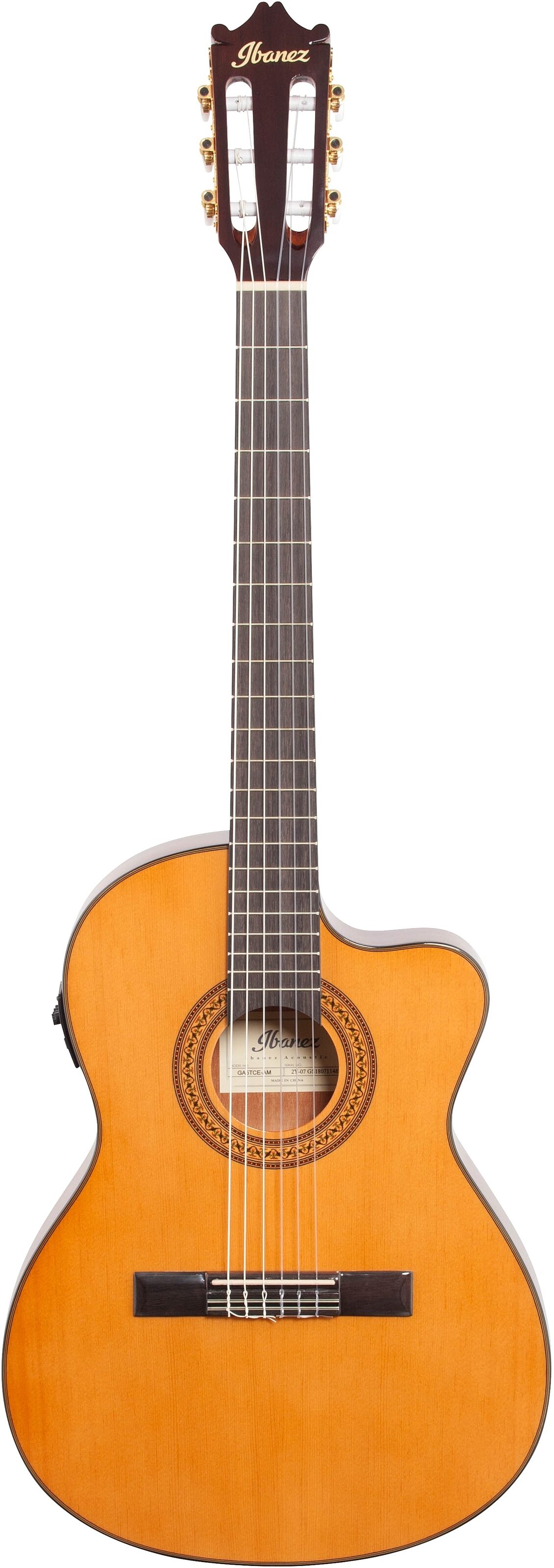 Ibanez GA5TCE Classical Cutaway Acoustic-Electric Guitar 2 Ibanez GA5TCE Classical Cutaway Acoustic-Electric Guitar