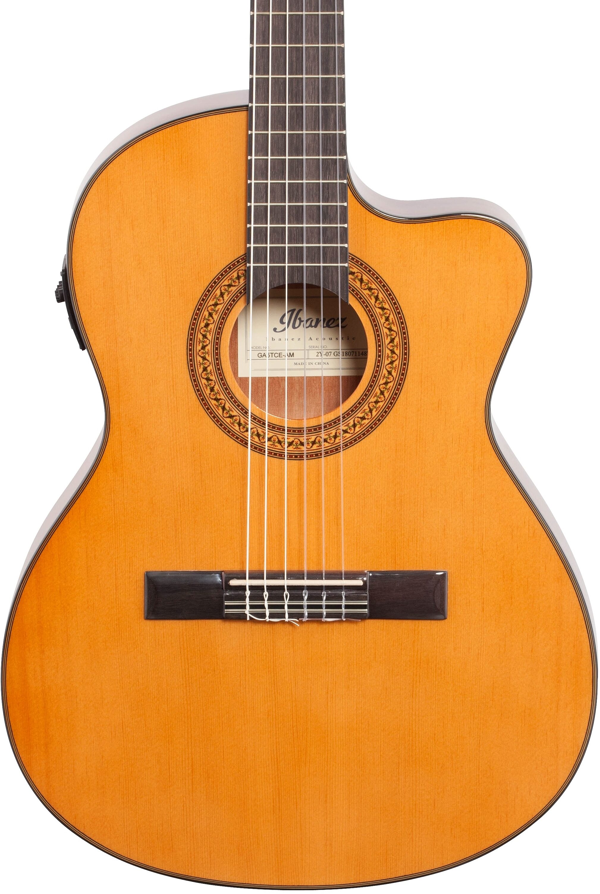 Ibanez GA5TCE Classical Cutaway Acoustic-Electric Guitar 1 Ibanez GA5TCE Classical Cutaway Acoustic-Electric Guitar