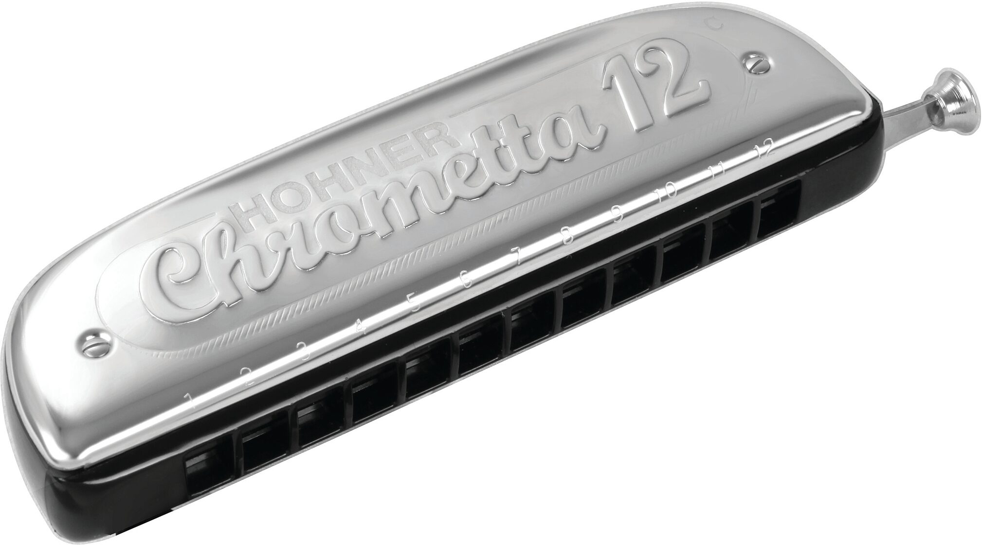 Hohner 255-G Chrometta 12-Hole Harmonica 1 Hohner 255-G Chrometta 12-Hole Harmonica