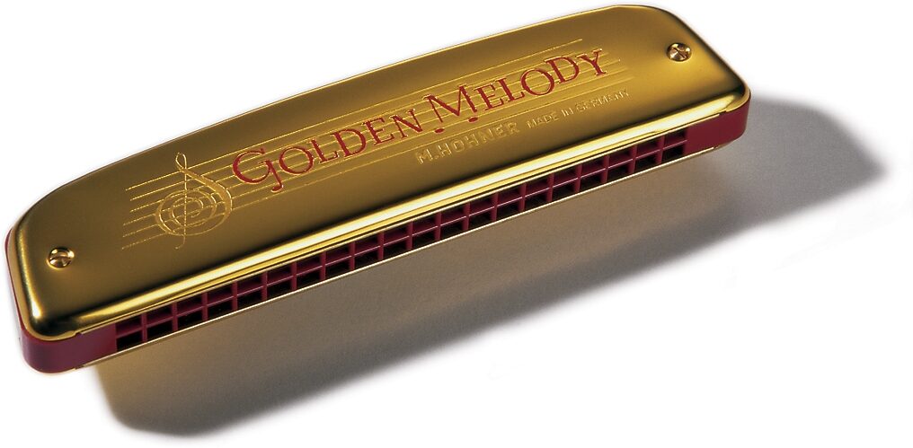Hohner 2416-C Golden Melody Diatonic Tremolo Harmonica 1 Hohner 2416-C Golden Melody Diatonic Tremolo Harmonica