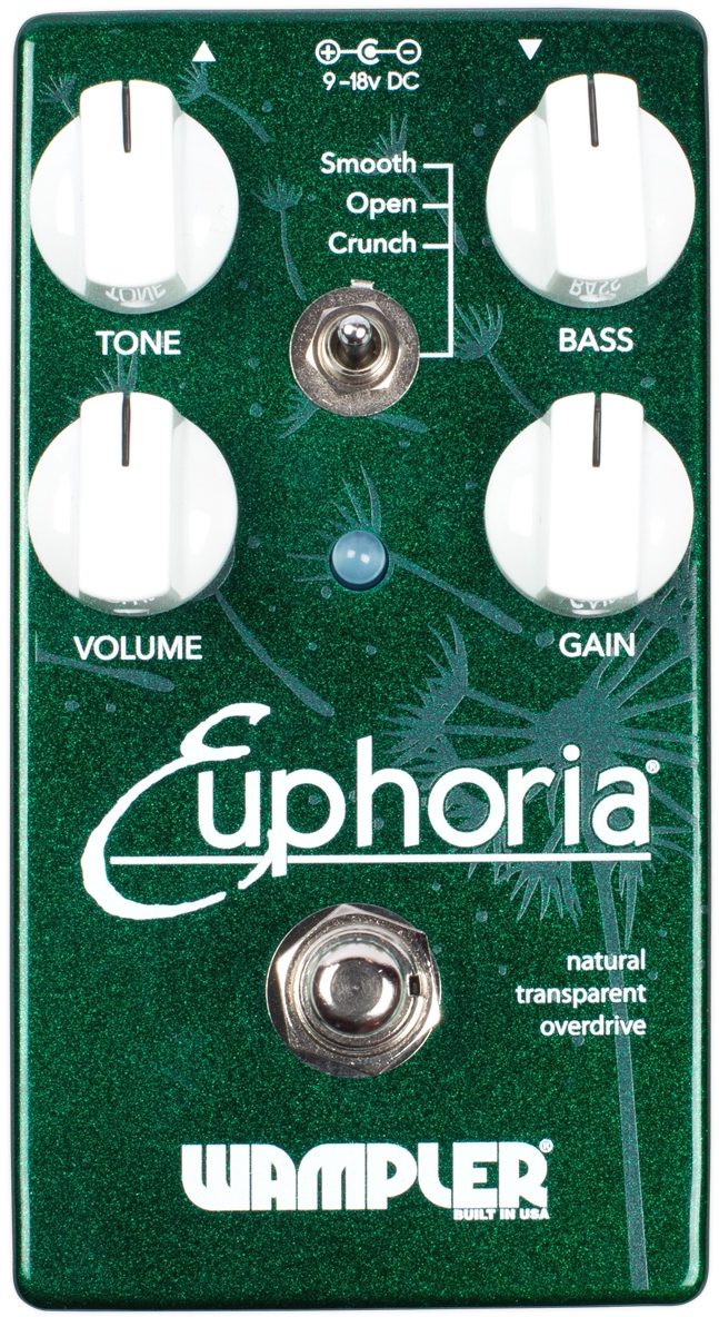 Wampler Euphoria Natural Transparent Overdrive 2 Wampler Euphoria Natural Transparent Overdrive