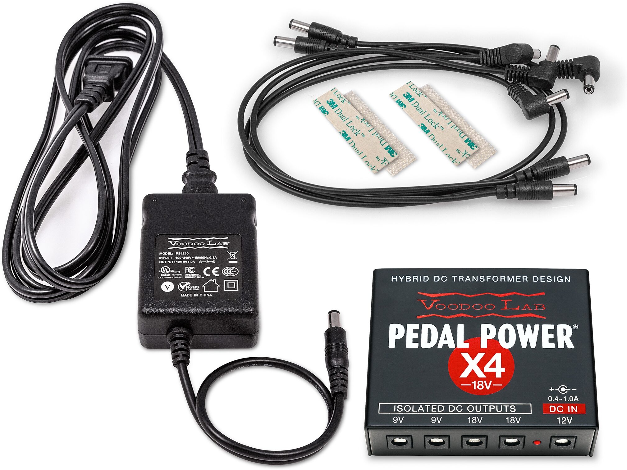 Voodoo Lab Pedal Power X4 18-Volt Isolated Power Supply 4 Voodoo Lab Pedal Power X4 18-Volt Isolated Power Supply