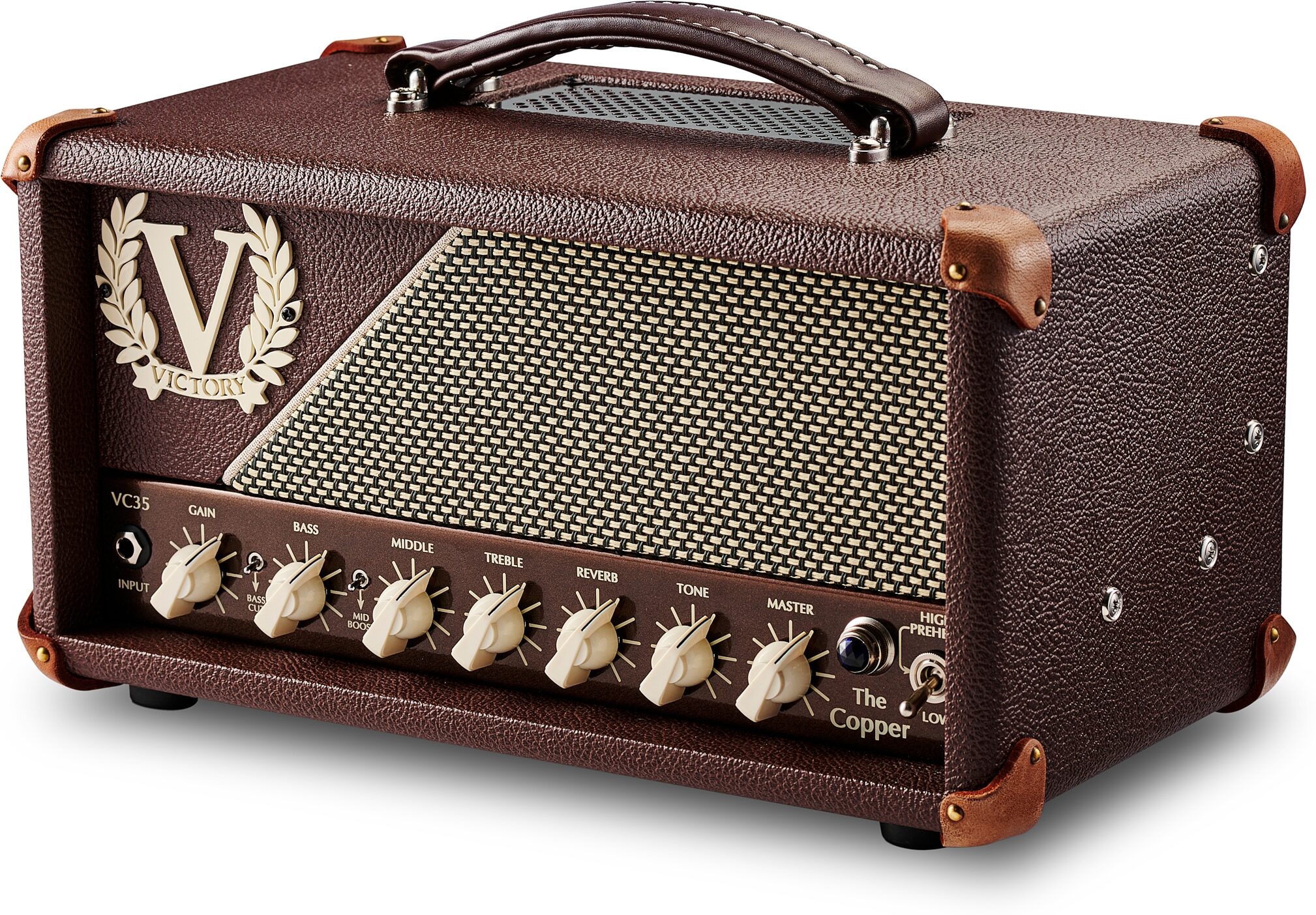 Victory VC35 The Copper Guitar Amplifier Head, Wooden Sleeve (35 Watts) 1 Victory VC35 The Copper Guitar Amplifier Head, Wooden Sleeve (35 Watts)