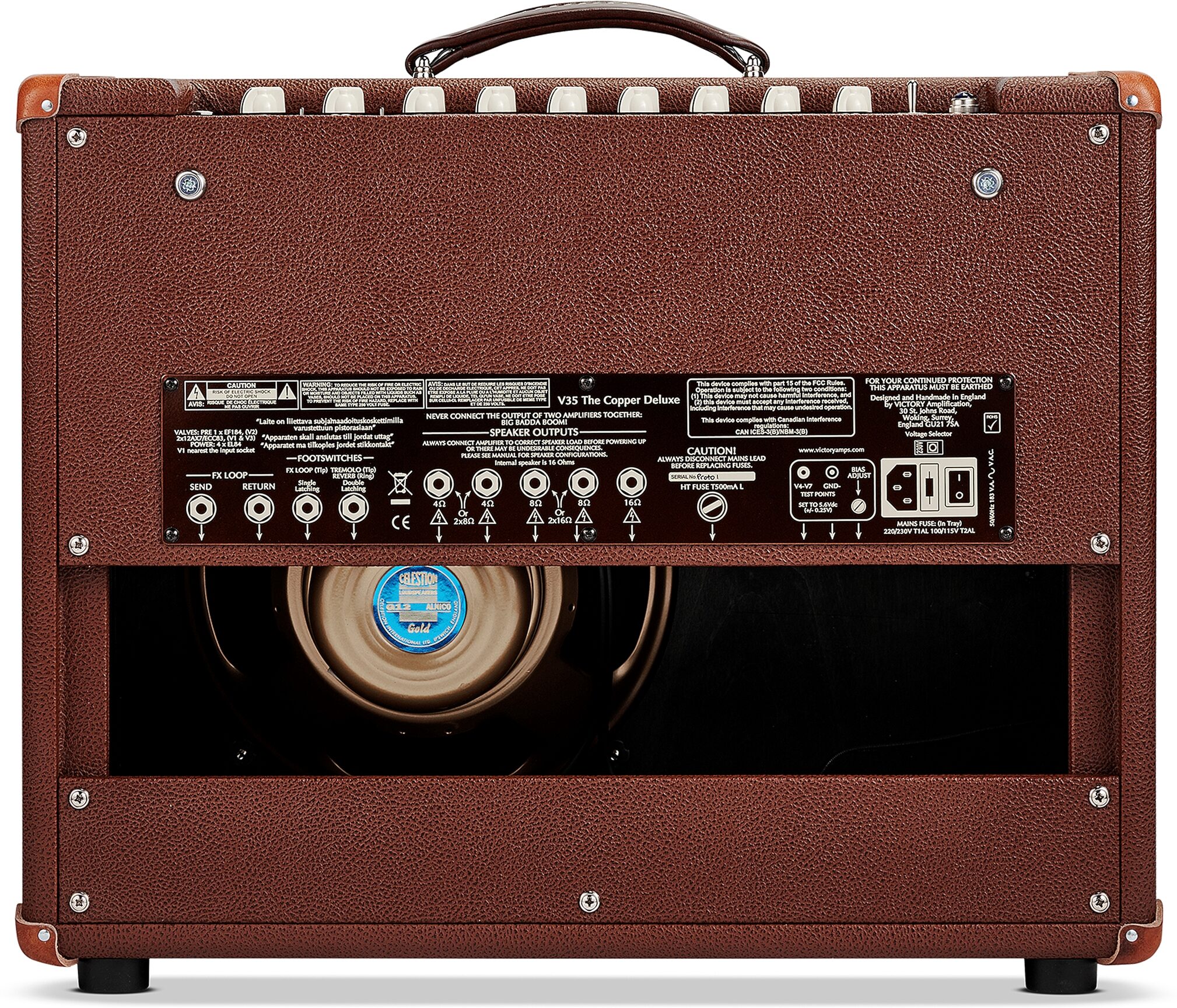 Victory VC35 The Copper Combo Deluxe Guitar Amplifier (35 Watts, 1x12 Inch) 2 Victory VC35 The Copper Combo Deluxe Guitar Amplifier (35 Watts, 1x12 Inch)