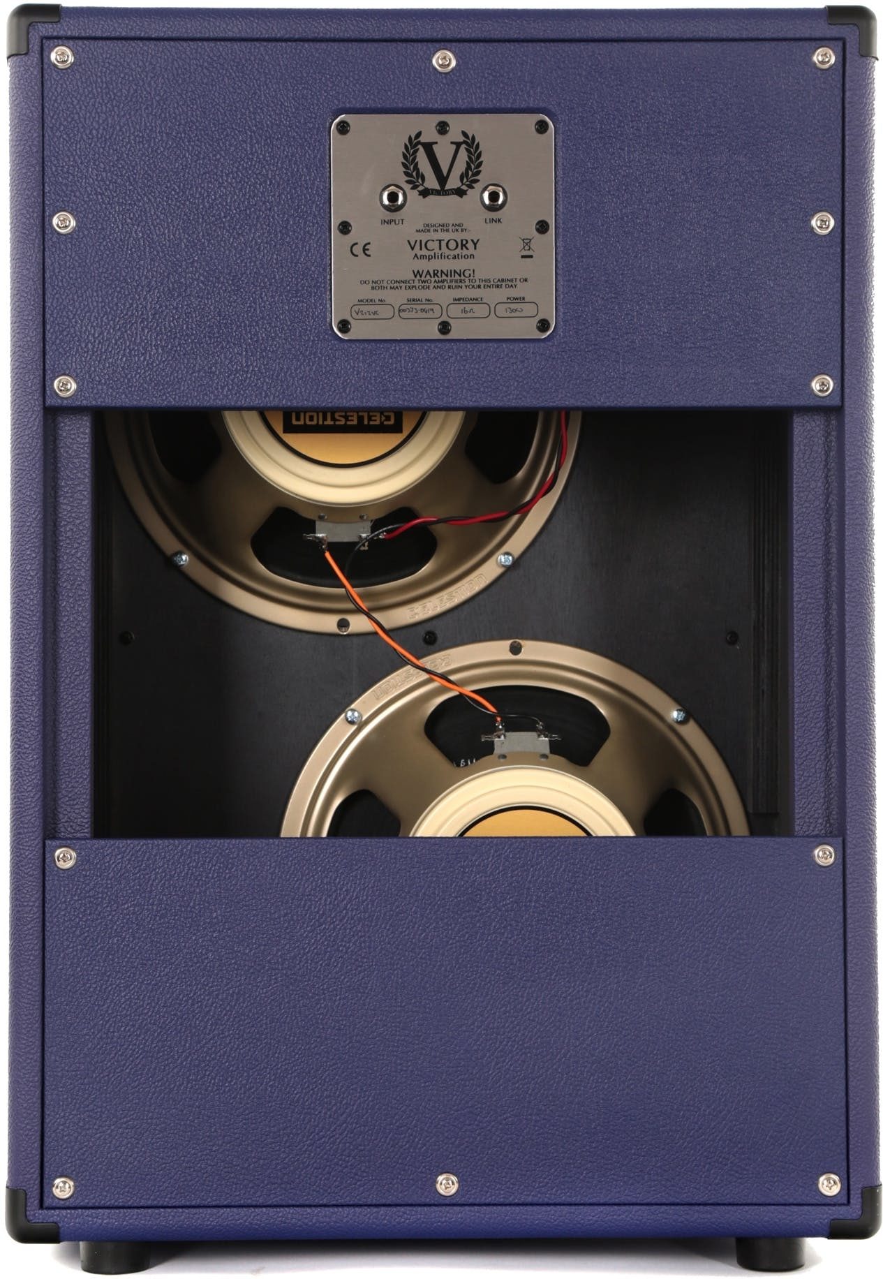 Victory V212DP Guitar Speaker Cabinet (130 Watts, 2x12 Inch) 3 Victory V212DP Guitar Speaker Cabinet (130 Watts, 2x12 Inch)