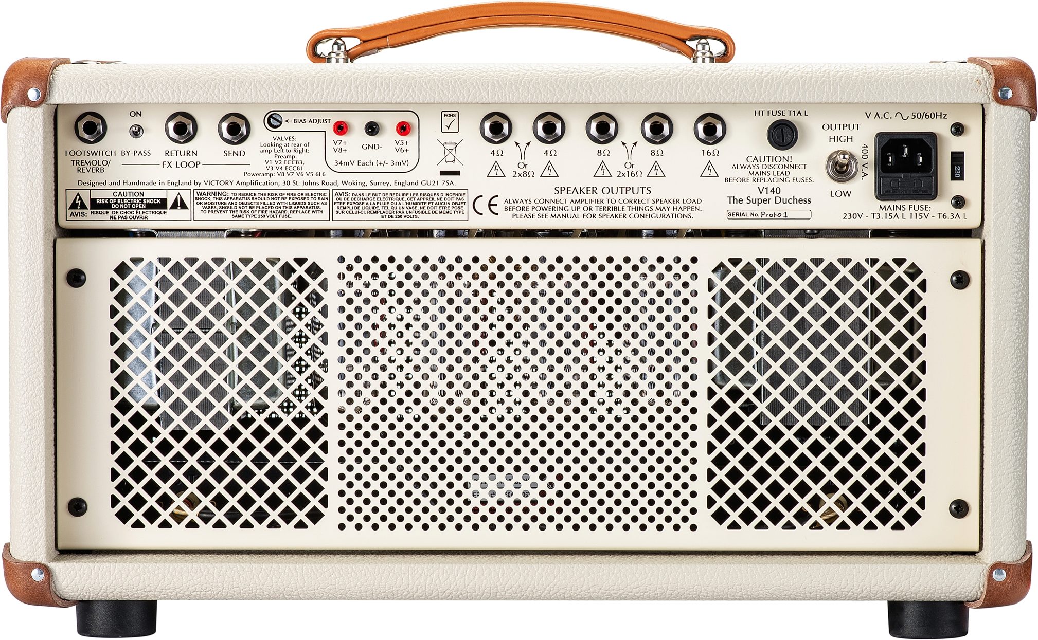 Victory V140 Super Duchess Amplifier Head (100 Watts) 3 Victory V140 Super Duchess Amplifier Head (100 Watts)