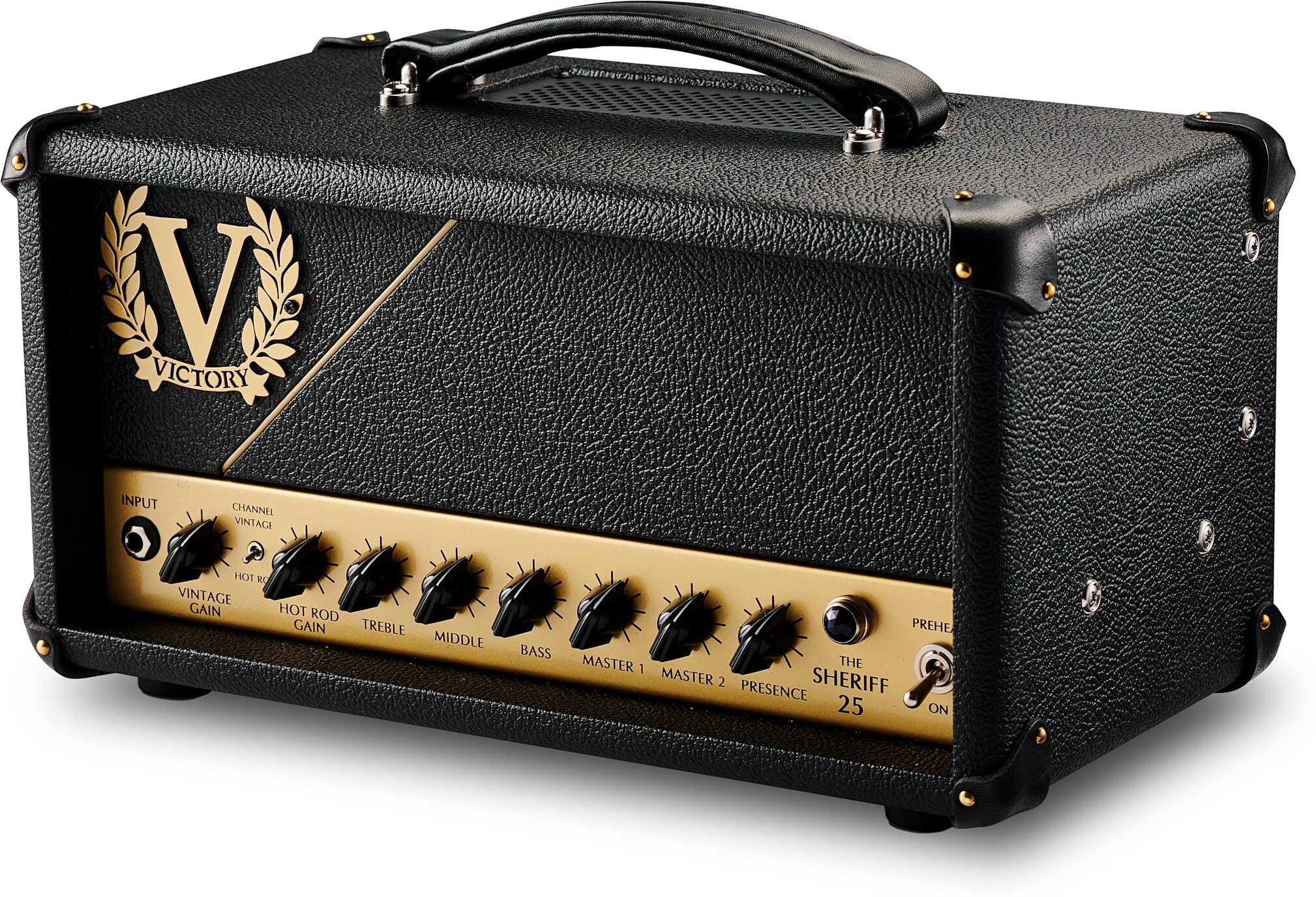 Victory Sheriff 25 Guitar Amplifier Head, Wooden Sleeve (25 Watts) 1 Victory Sheriff 25 Guitar Amplifier Head, Wooden Sleeve (25 Watts)