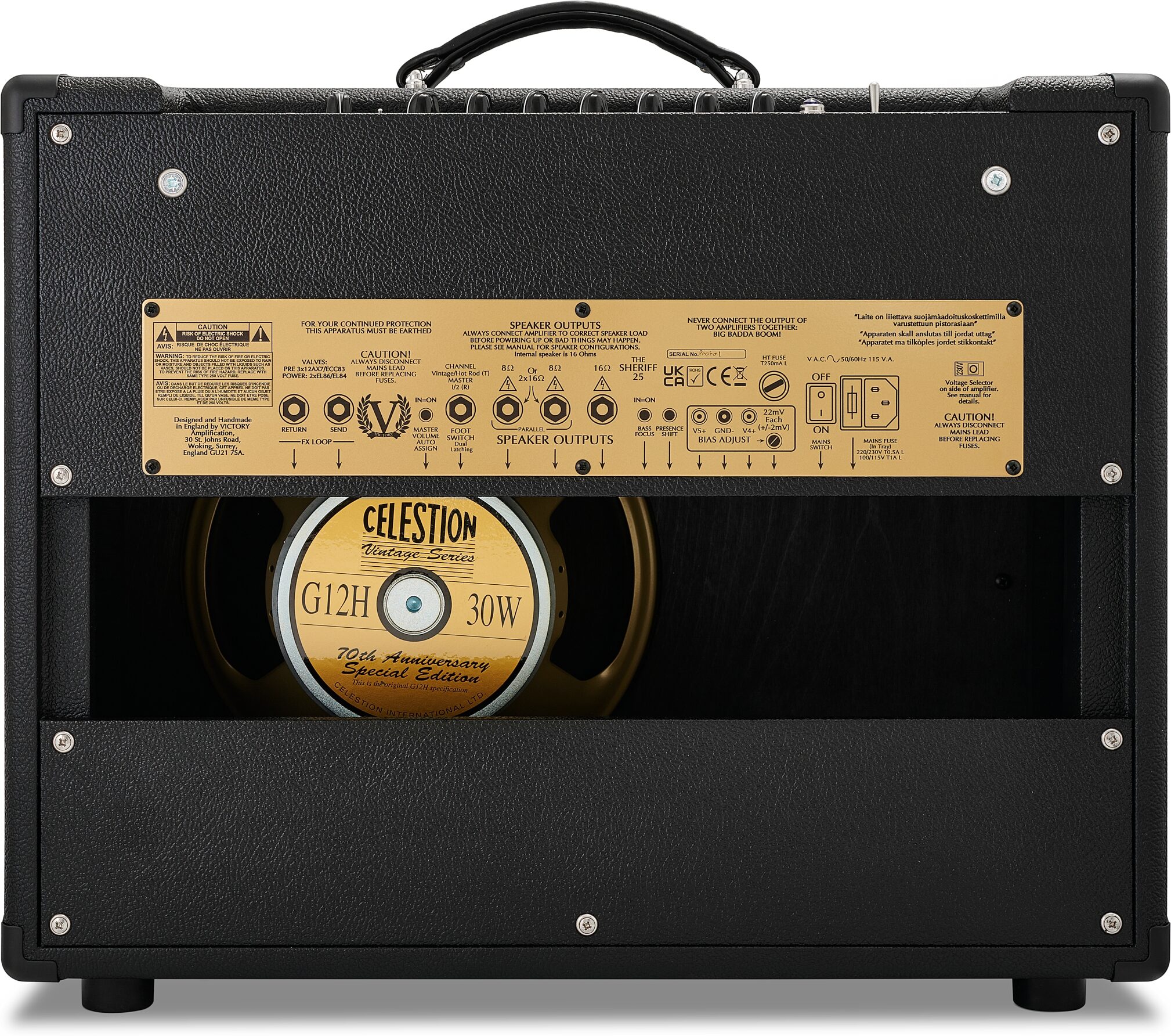 Victory Sheriff 25C Guitar Combo Amplifier (25 Watts, 1x12") 2 Victory Sheriff 25C Guitar Combo Amplifier (25 Watts, 1x12")