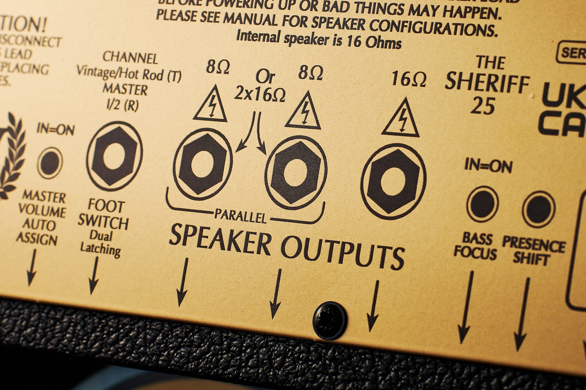 Victory Sheriff 25C Guitar Combo Amplifier (25 Watts, 1x12") 4 Victory Sheriff 25C Guitar Combo Amplifier (25 Watts, 1x12")