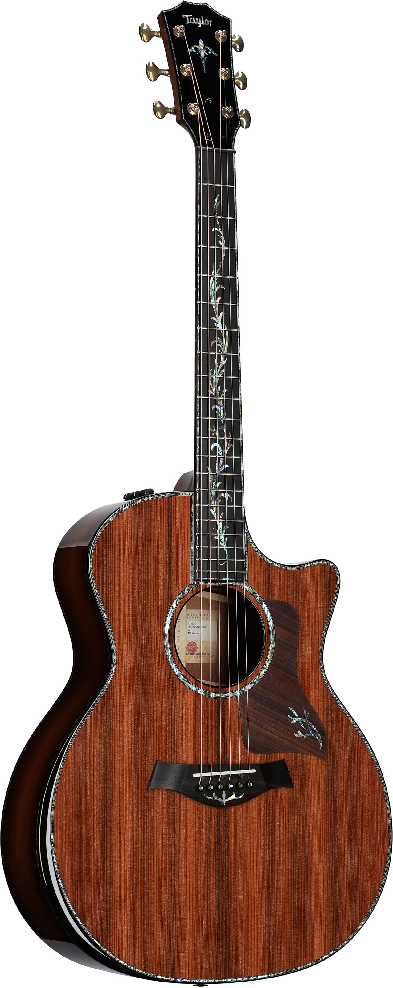 Taylor PS14ce V-Class Grand Auditorium Acoustic-Electric Guitar (with Case) 6 Taylor PS14ce V-Class Grand Auditorium Acoustic-Electric Guitar (with Case)