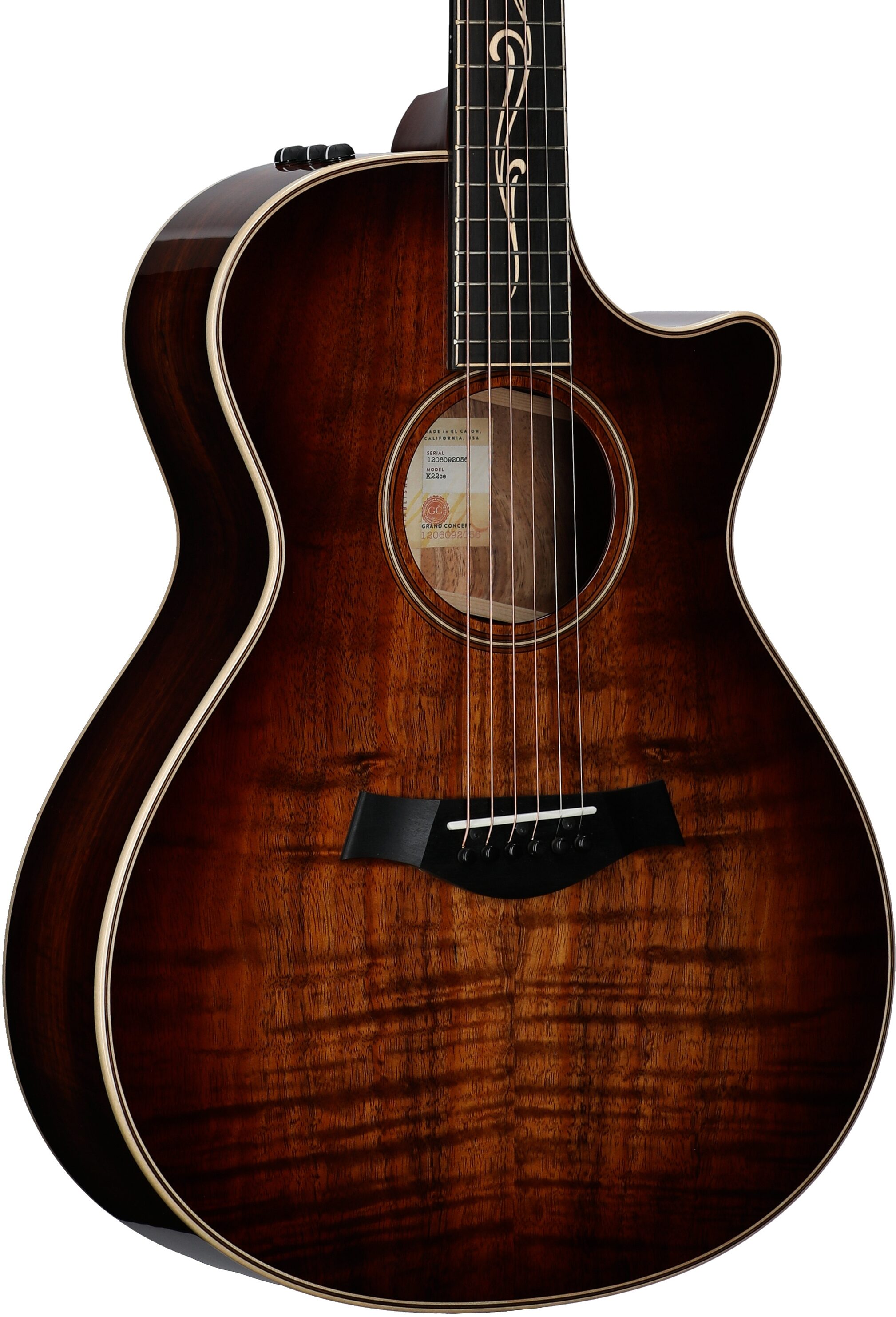 Taylor K22ce Grand Concert Acoustic-Electric Guitar (with Case) 1 Taylor K22ce Grand Concert Acoustic-Electric Guitar (with Case)