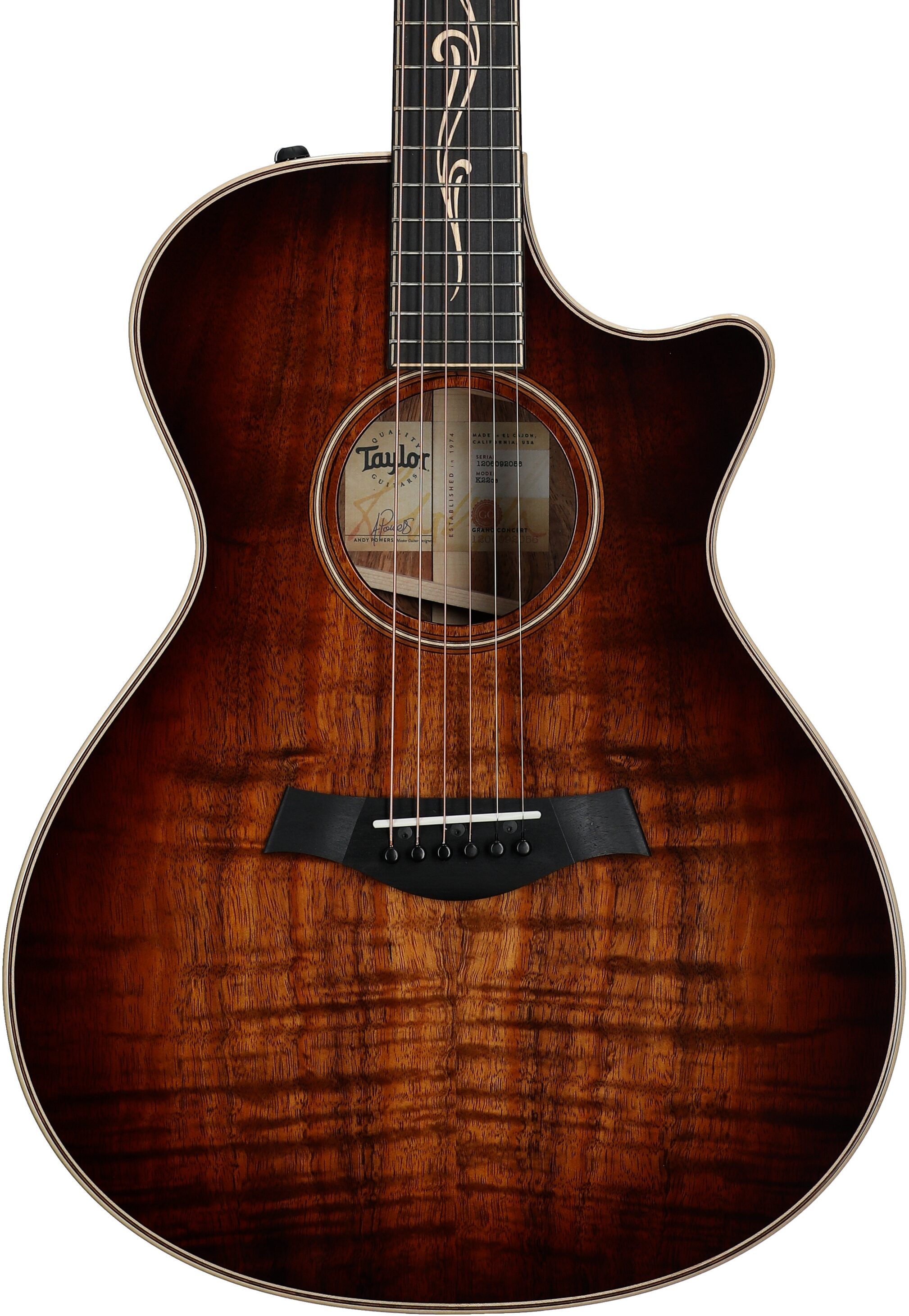 Taylor K22ce Grand Concert Acoustic-Electric Guitar (with Case) 5 Taylor K22ce Grand Concert Acoustic-Electric Guitar (with Case)