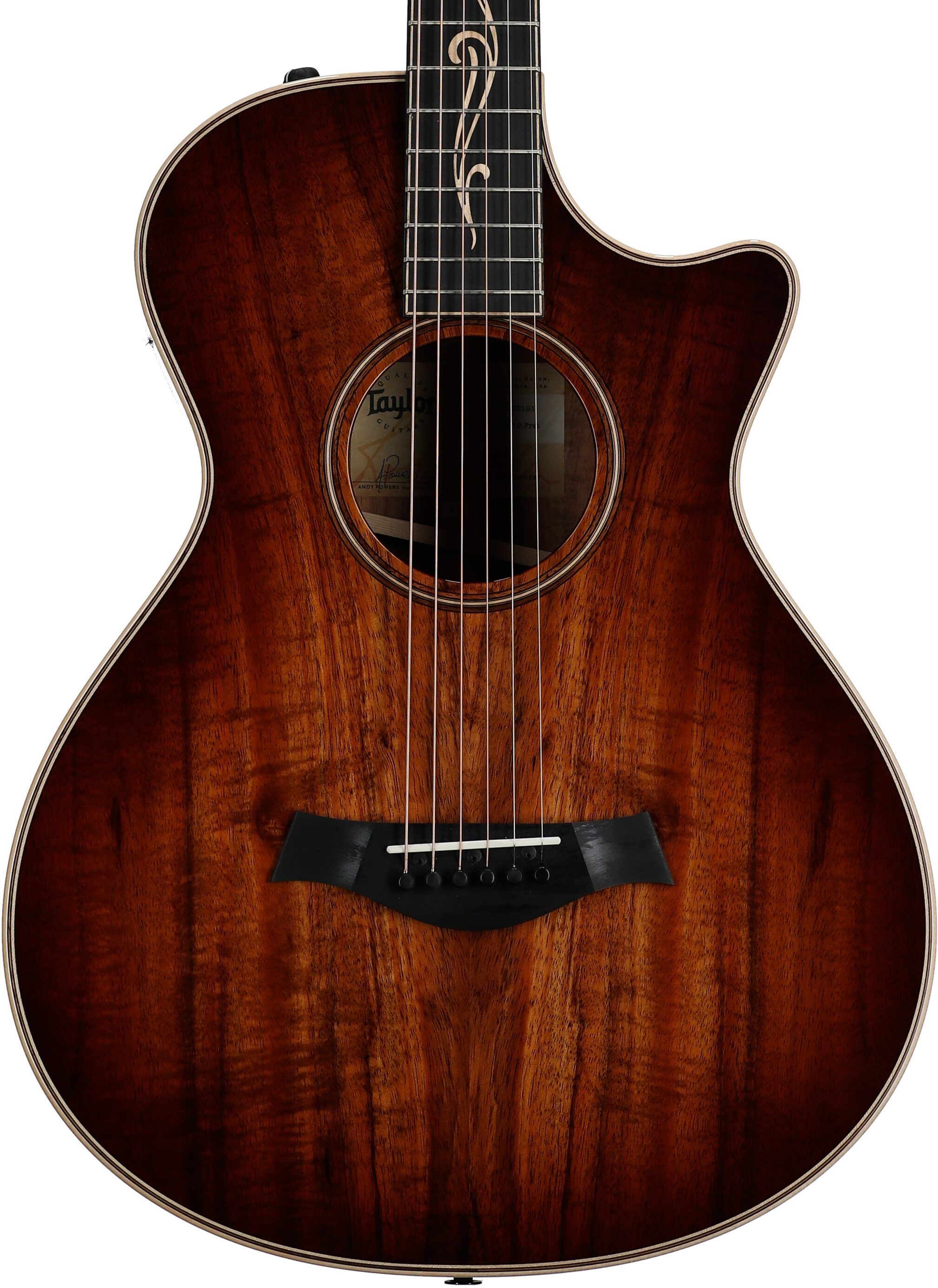 Taylor K22ce 12-Fret V-Class Grand Concert Acoustic-Electric Guitar (with Case) 5 Taylor K22ce 12-Fret V-Class Grand Concert Acoustic-Electric Guitar (with Case)