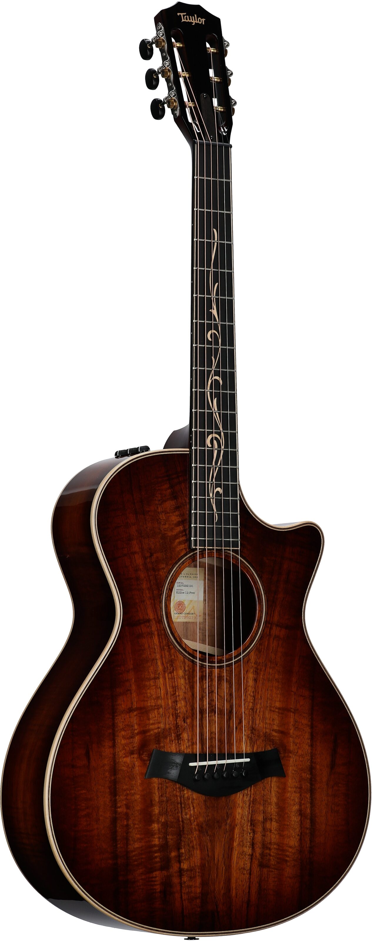 Taylor K22ce 12-Fret V-Class Grand Concert Acoustic-Electric Guitar (with Case) 6 Taylor K22ce 12-Fret V-Class Grand Concert Acoustic-Electric Guitar (with Case)
