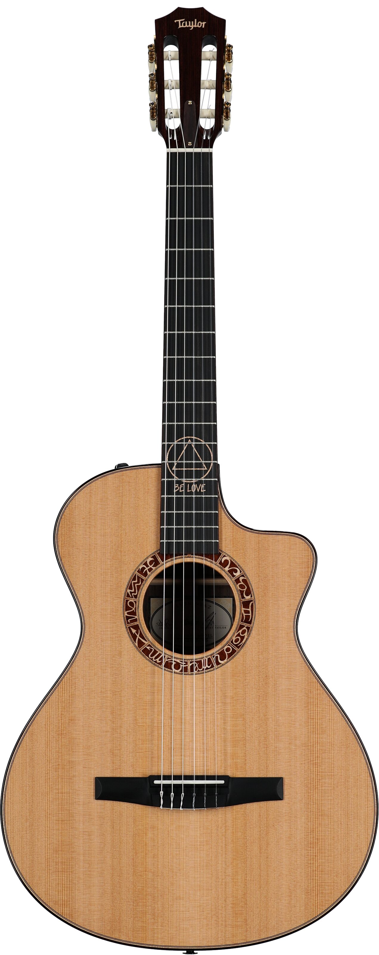 Taylor Jason Mraz Signature Model Grand Concert Classical Acoustic-Electric Guitar (with Case) 2 Taylor Jason Mraz Signature Model Grand Concert Classical Acoustic-Electric Guitar (with Case)