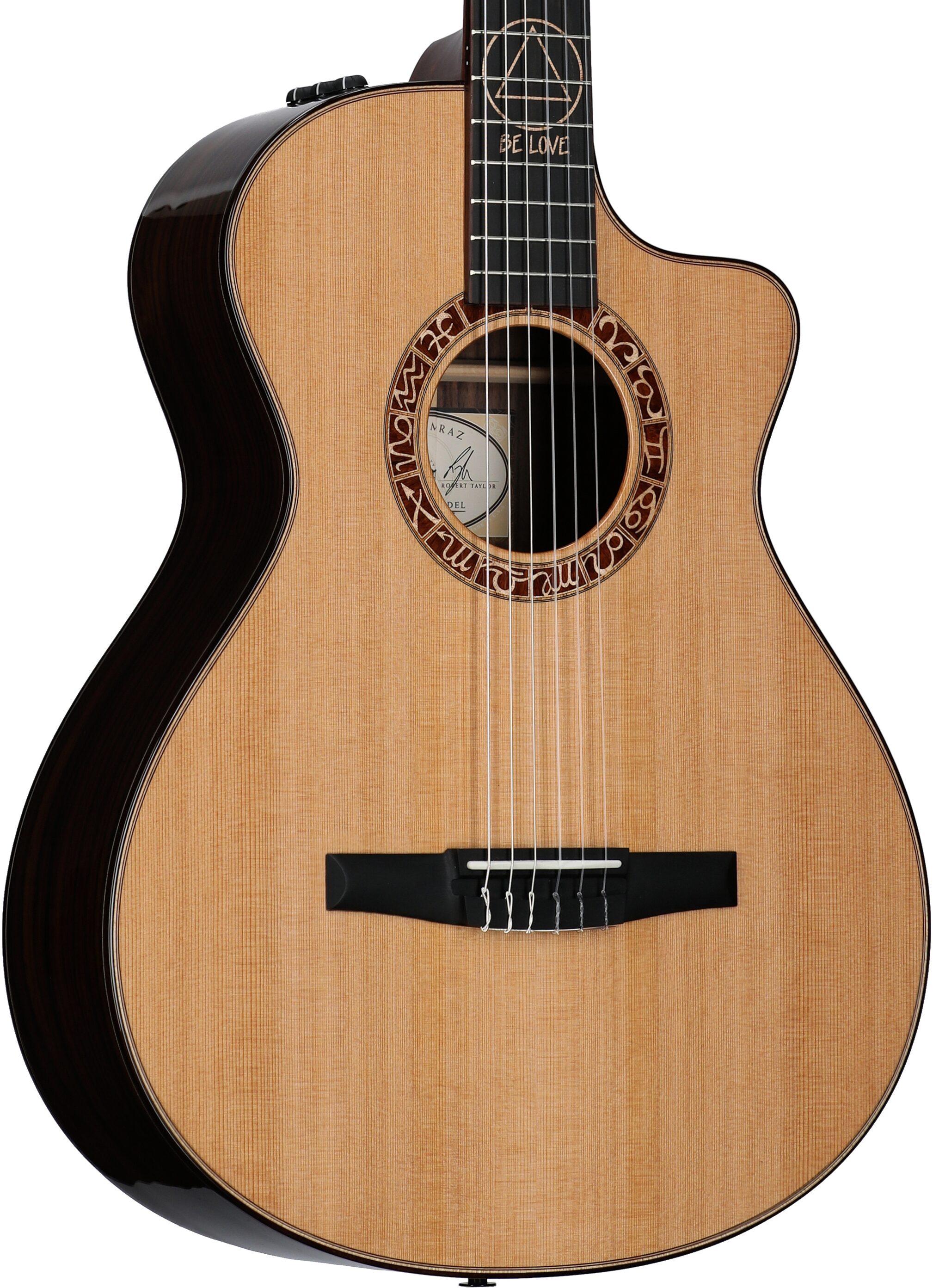 Taylor Jason Mraz Signature Model Grand Concert Classical Acoustic-Electric Guitar (with Case) 1 Taylor Jason Mraz Signature Model Grand Concert Classical Acoustic-Electric Guitar (with Case)