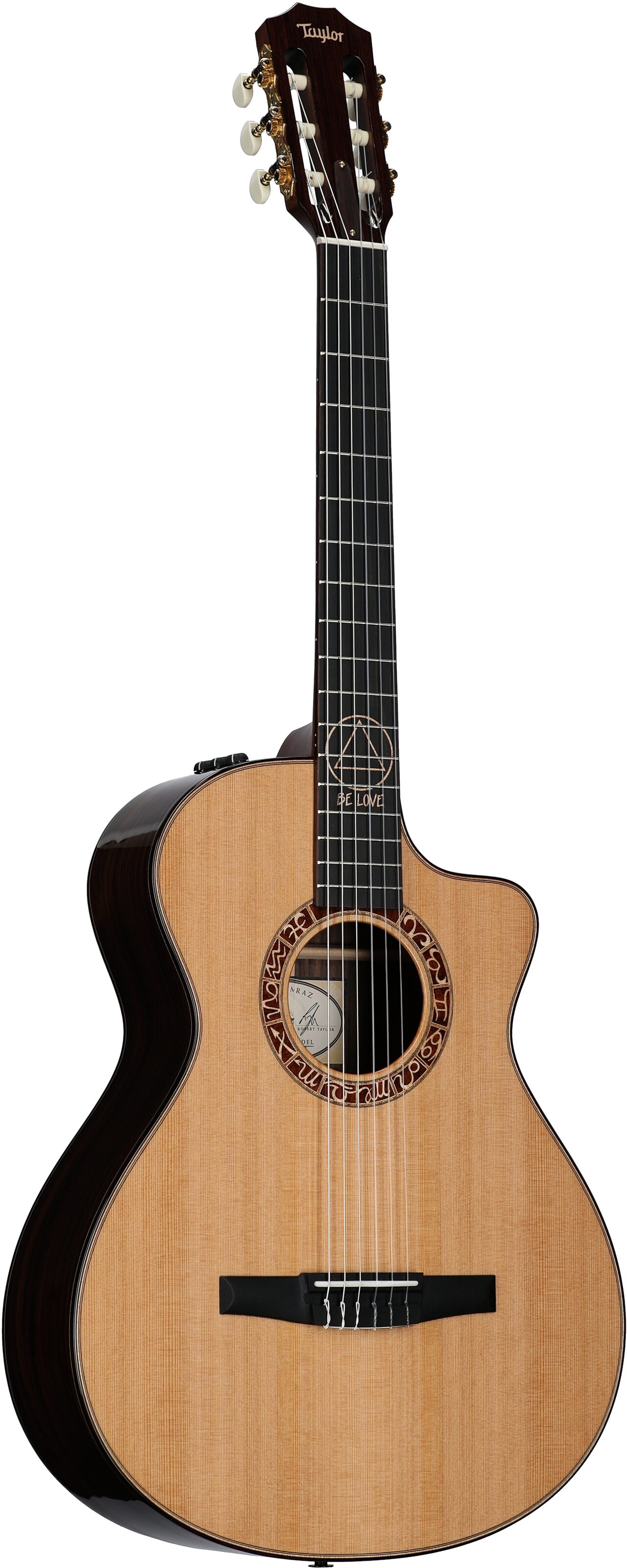 Taylor Jason Mraz Signature Model Grand Concert Classical Acoustic-Electric Guitar (with Case) 6 Taylor Jason Mraz Signature Model Grand Concert Classical Acoustic-Electric Guitar (with Case)