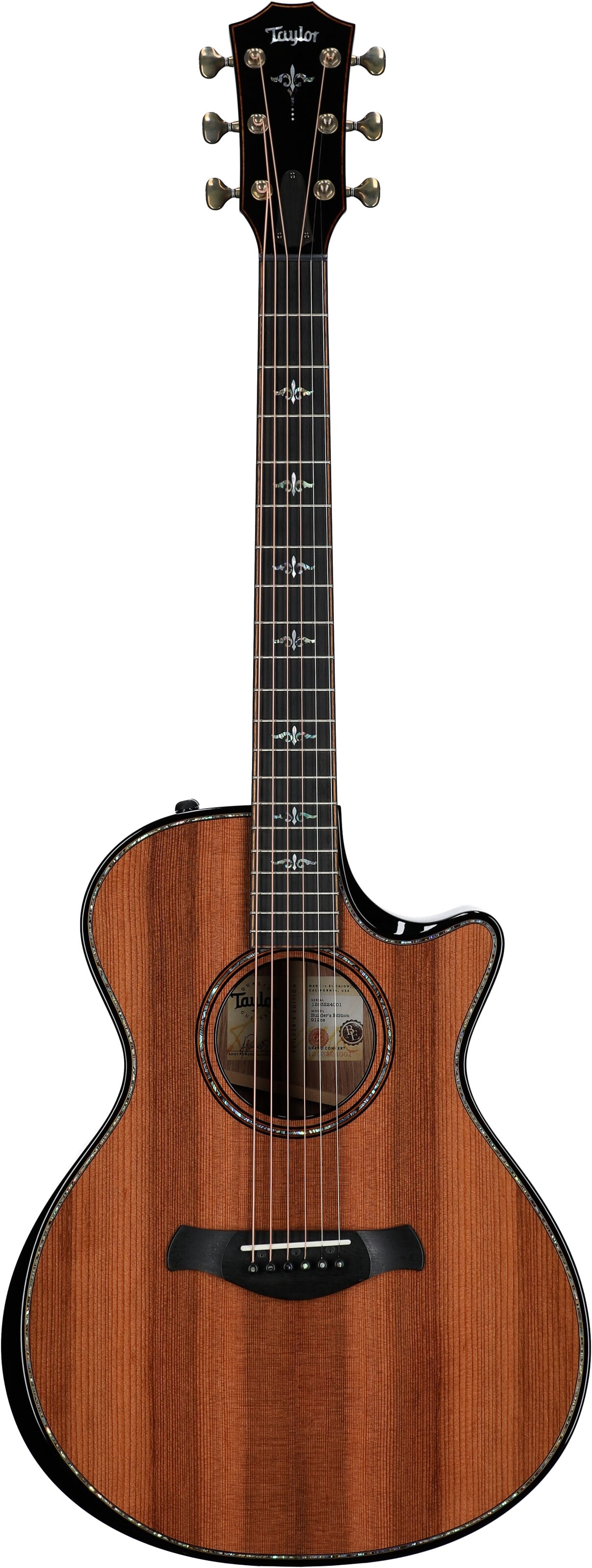 Taylor 912ce Builder's Edition Grand Concert Acoustic-Electric Guitar (with Case) 2 Taylor 912ce Builder's Edition Grand Concert Acoustic-Electric Guitar (with Case)