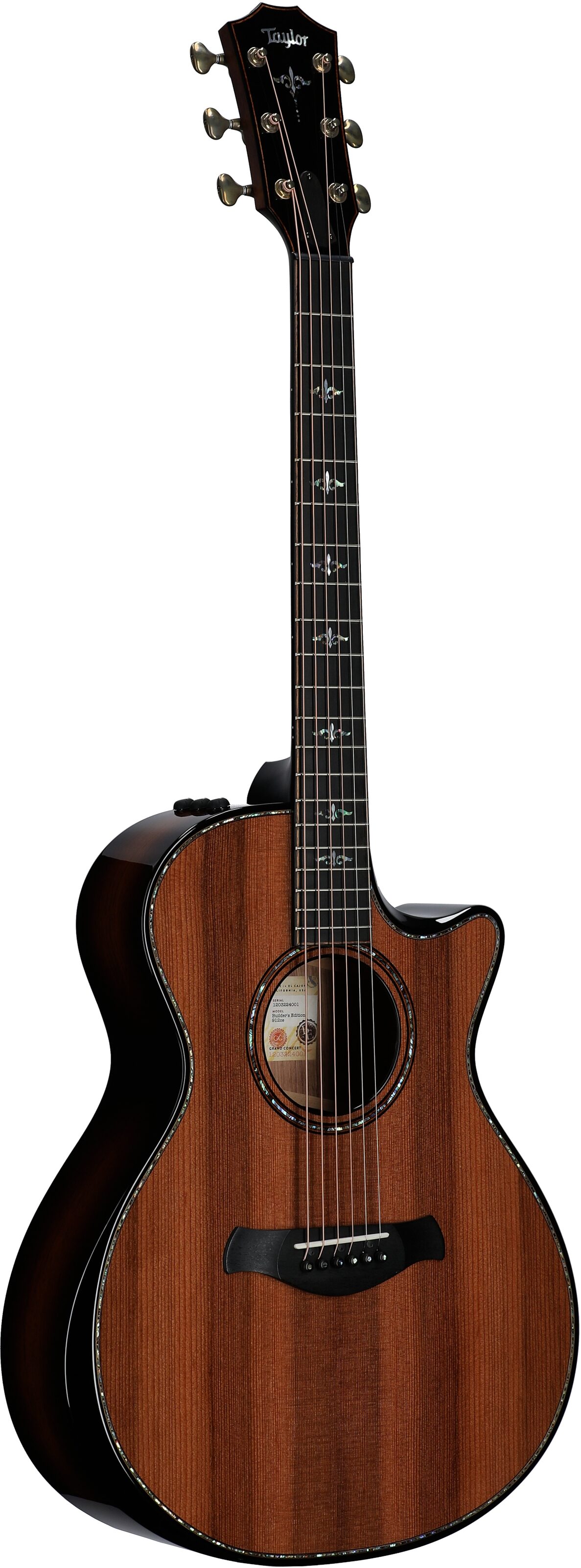 Taylor 912ce Builder's Edition Grand Concert Acoustic-Electric Guitar (with Case) 6 Taylor 912ce Builder's Edition Grand Concert Acoustic-Electric Guitar (with Case)