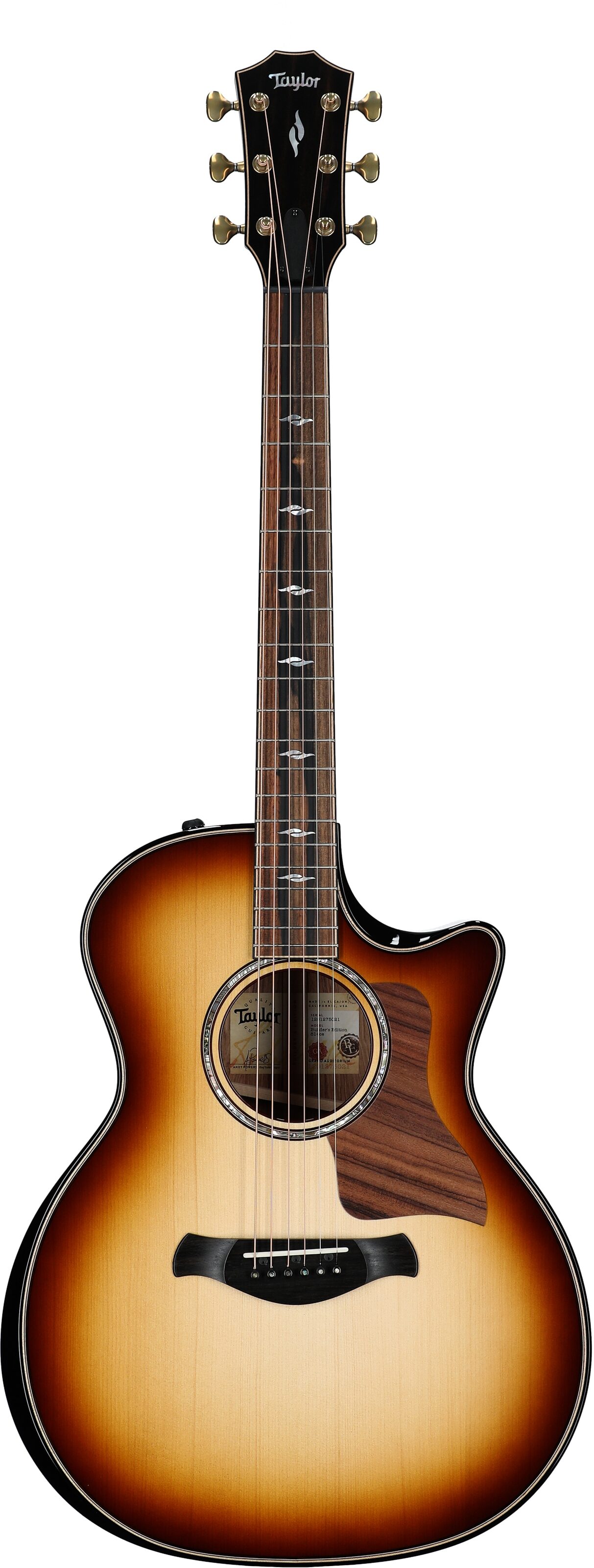 Taylor Builders Edition 814ce Honduran Rosewood Adirondack Grand Auditorium Acoustic-Electric Guitar (with Case) 2 Taylor Builders Edition 814ce Honduran Rosewood Adirondack Grand Auditorium Acoustic-Electric Guitar (with Case)