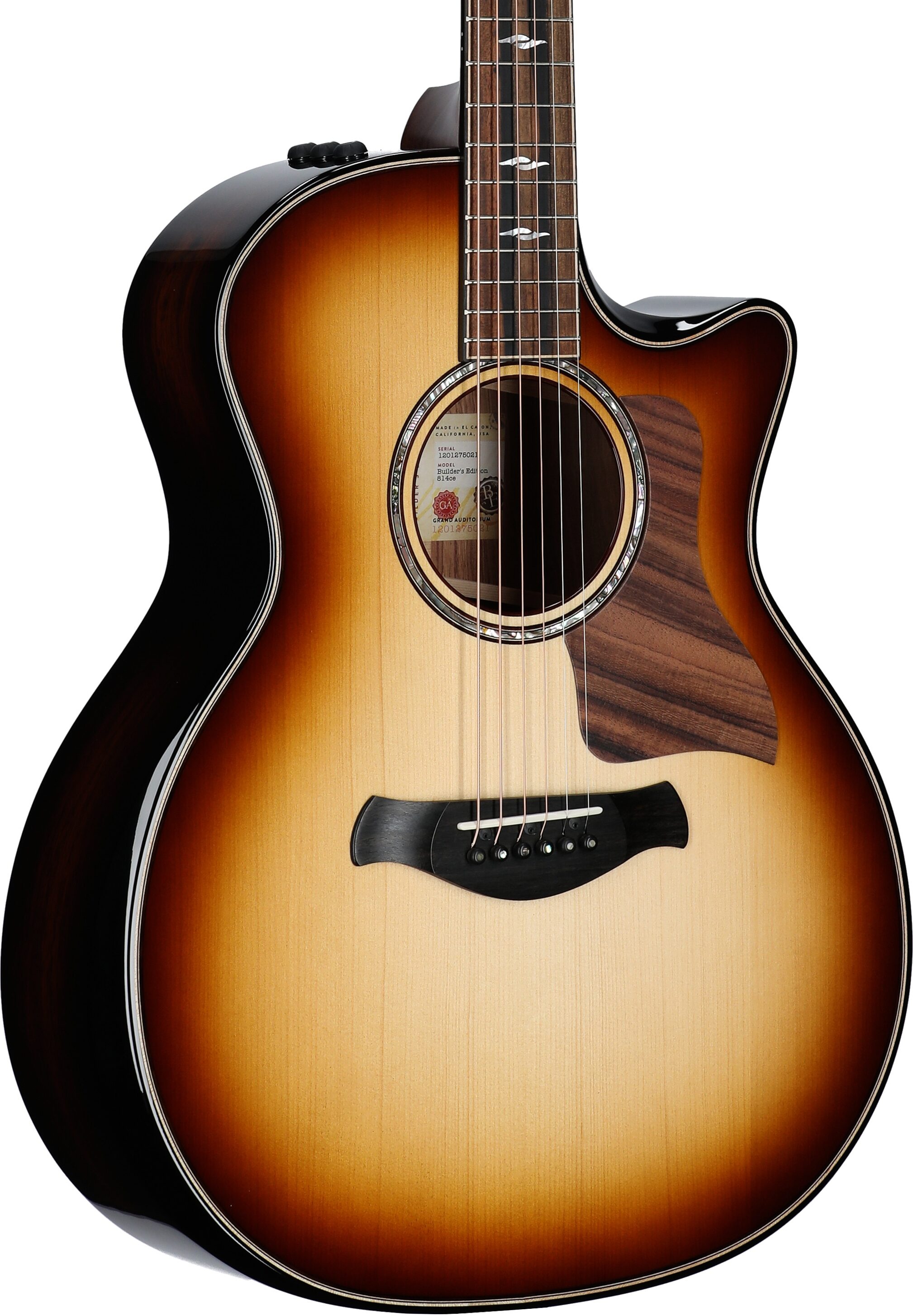 Taylor Builders Edition 814ce Honduran Rosewood Adirondack Grand Auditorium Acoustic-Electric Guitar (with Case) 1 Taylor Builders Edition 814ce Honduran Rosewood Adirondack Grand Auditorium Acoustic-Electric Guitar (with Case)