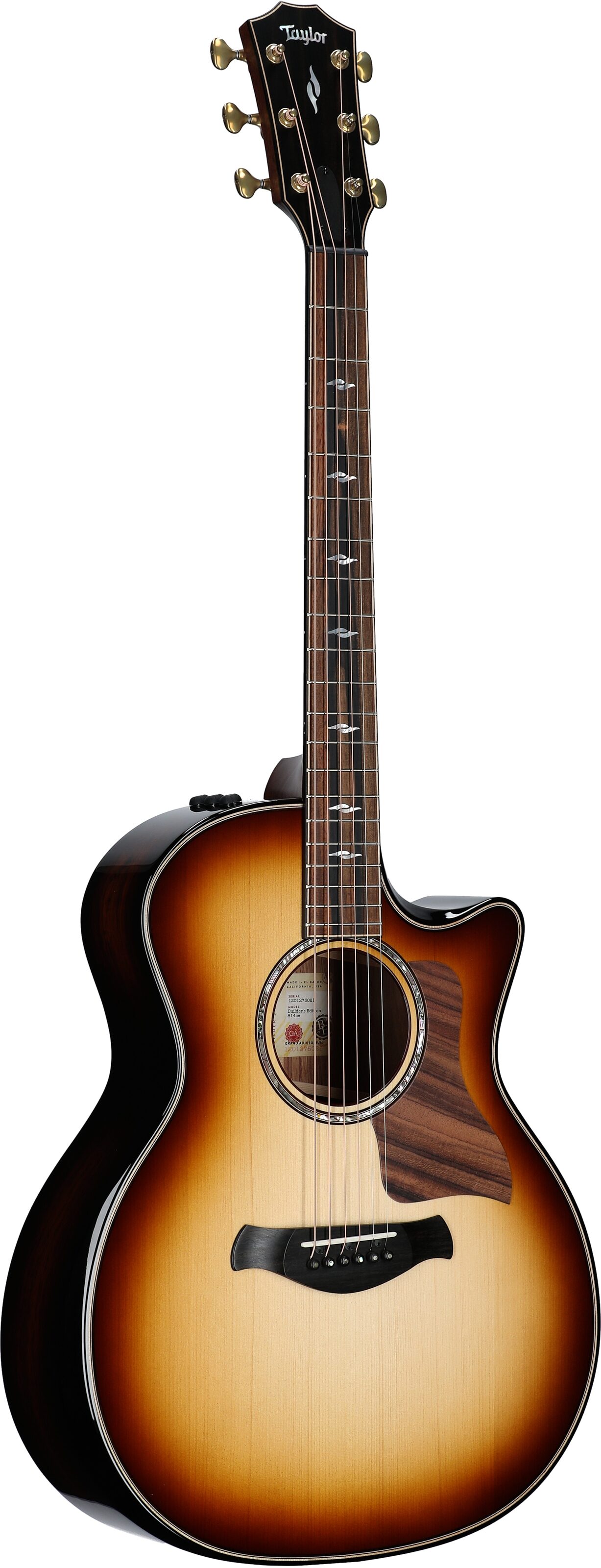 Taylor Builders Edition 814ce Honduran Rosewood Adirondack Grand Auditorium Acoustic-Electric Guitar (with Case) 4 Taylor Builders Edition 814ce Honduran Rosewood Adirondack Grand Auditorium Acoustic-Electric Guitar (with Case)