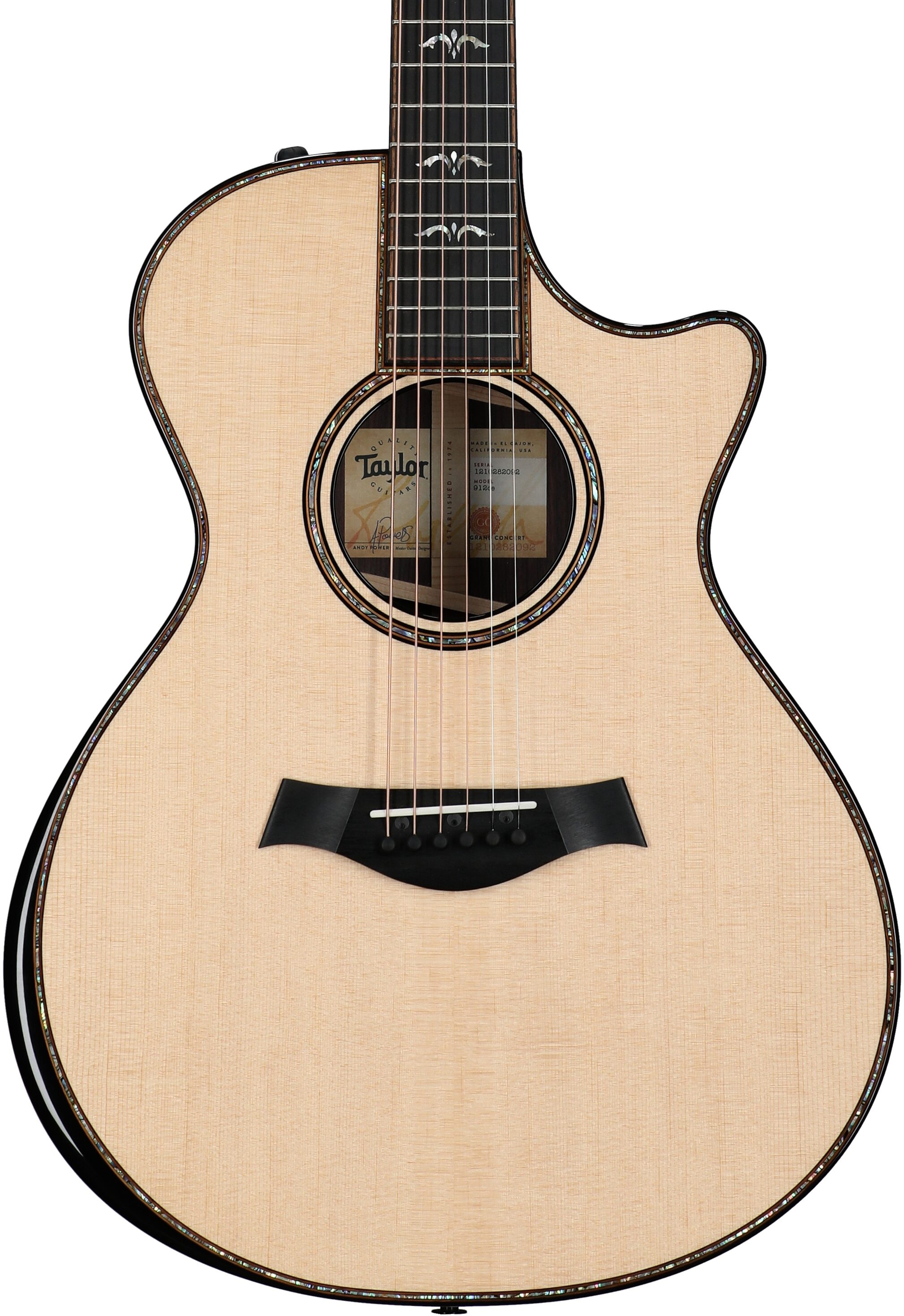 Taylor 912ce V-Class Grand Concert Acoustic-Electric Guitar 5 Taylor 912ce V-Class Grand Concert Acoustic-Electric Guitar