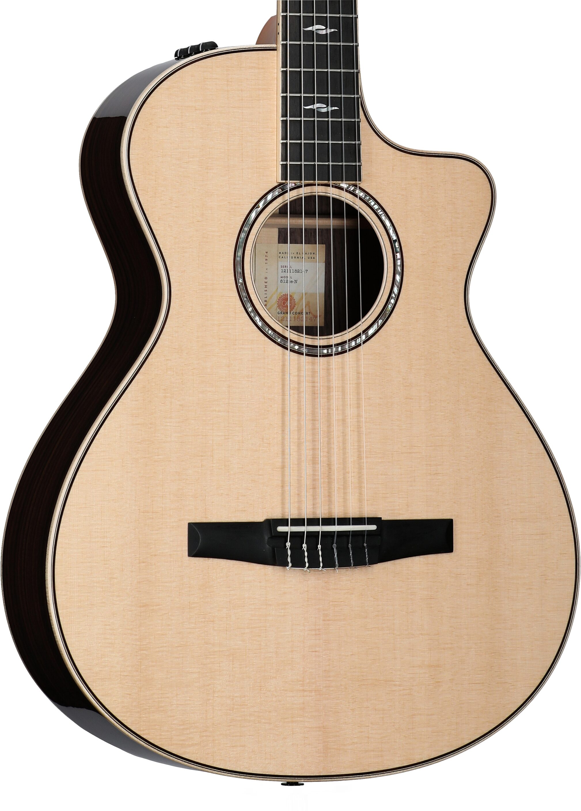 Taylor 812ce-N Grand Concert Classical Acoustic-Electric Guitar 1 Taylor 812ce-N Grand Concert Classical Acoustic-Electric Guitar