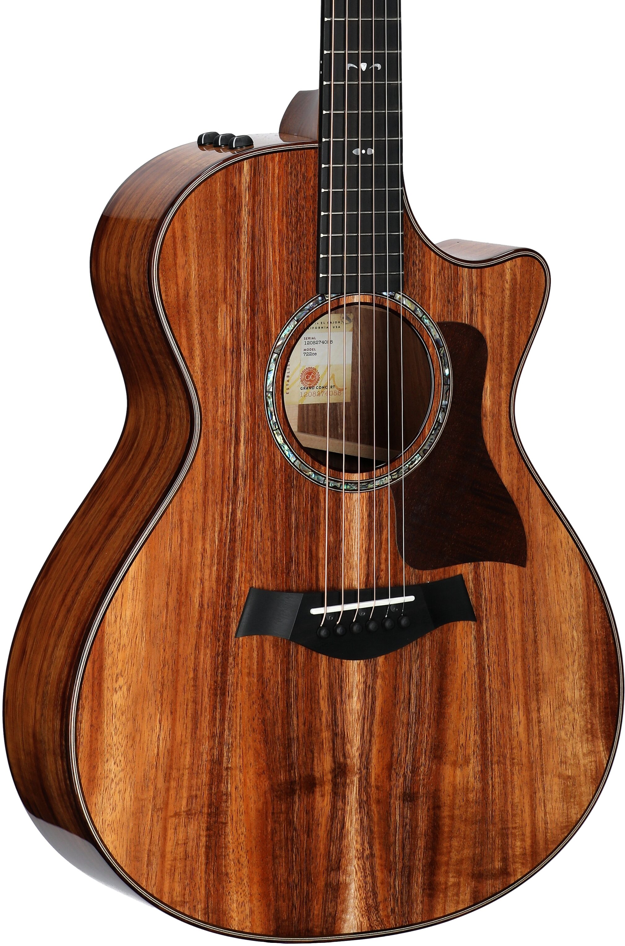 Taylor 722ce-v2 Koa Acoustic-Electric Guitar 1 Taylor 722ce-v2 Koa Acoustic-Electric Guitar