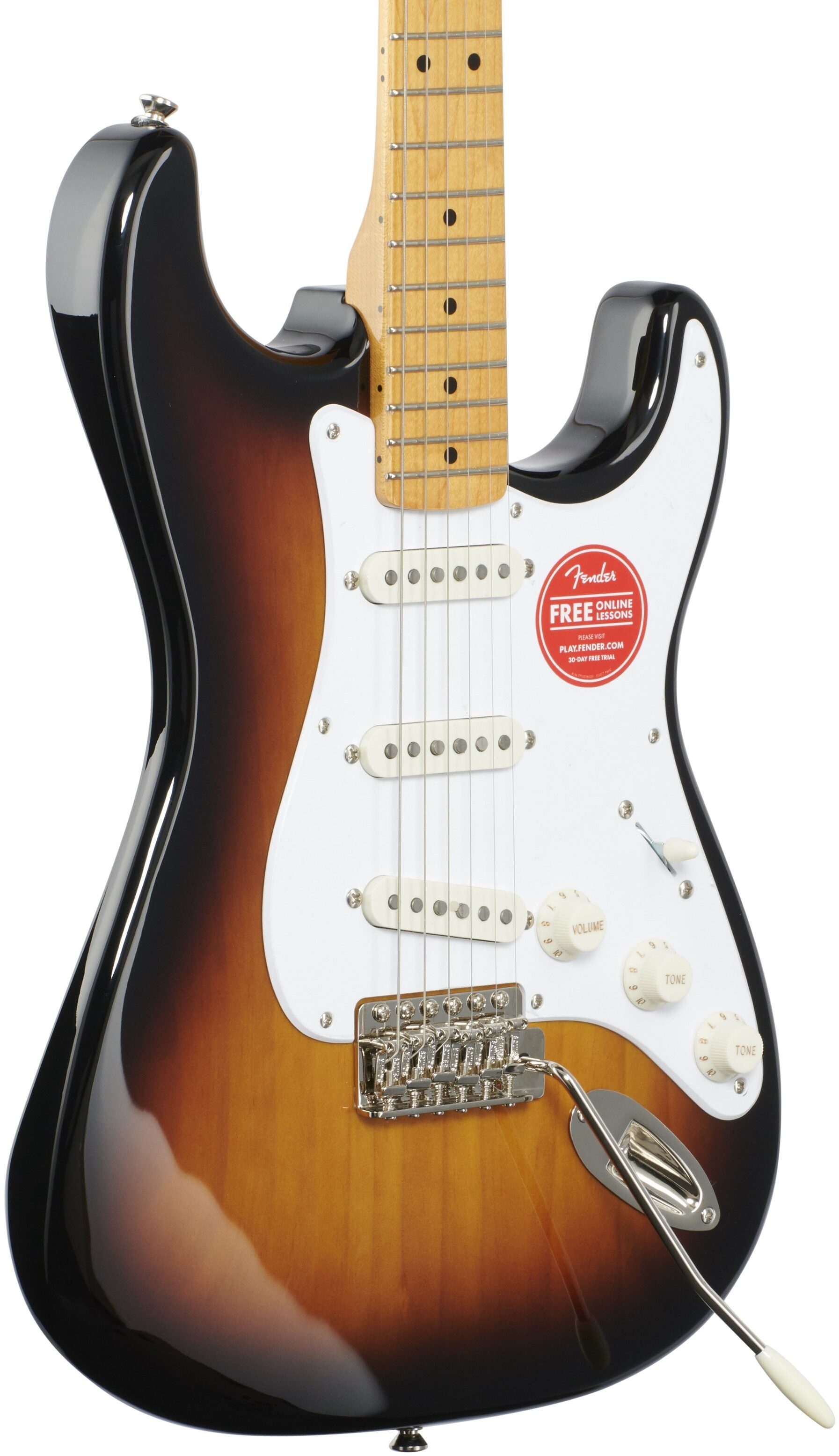 Squier Classic Vibe '50s Stratocaster Electric Guitar, with Maple Fingerboard 3 Squier Classic Vibe '50s Stratocaster Electric Guitar, with Maple Fingerboard