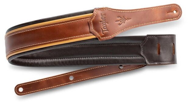 Taylor Century Leather Guitar Strap 1 Taylor Century Leather Guitar Strap